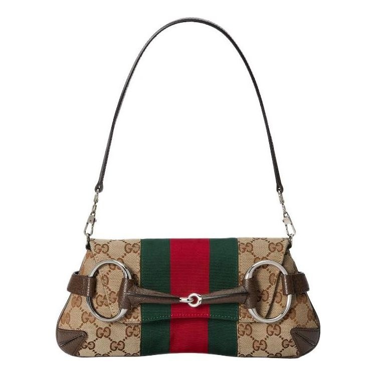(WMNS) Gucci Horsebit Chain Small Shoulder Bag 'Being Ebony' 764339-FACM2-8747 - 1