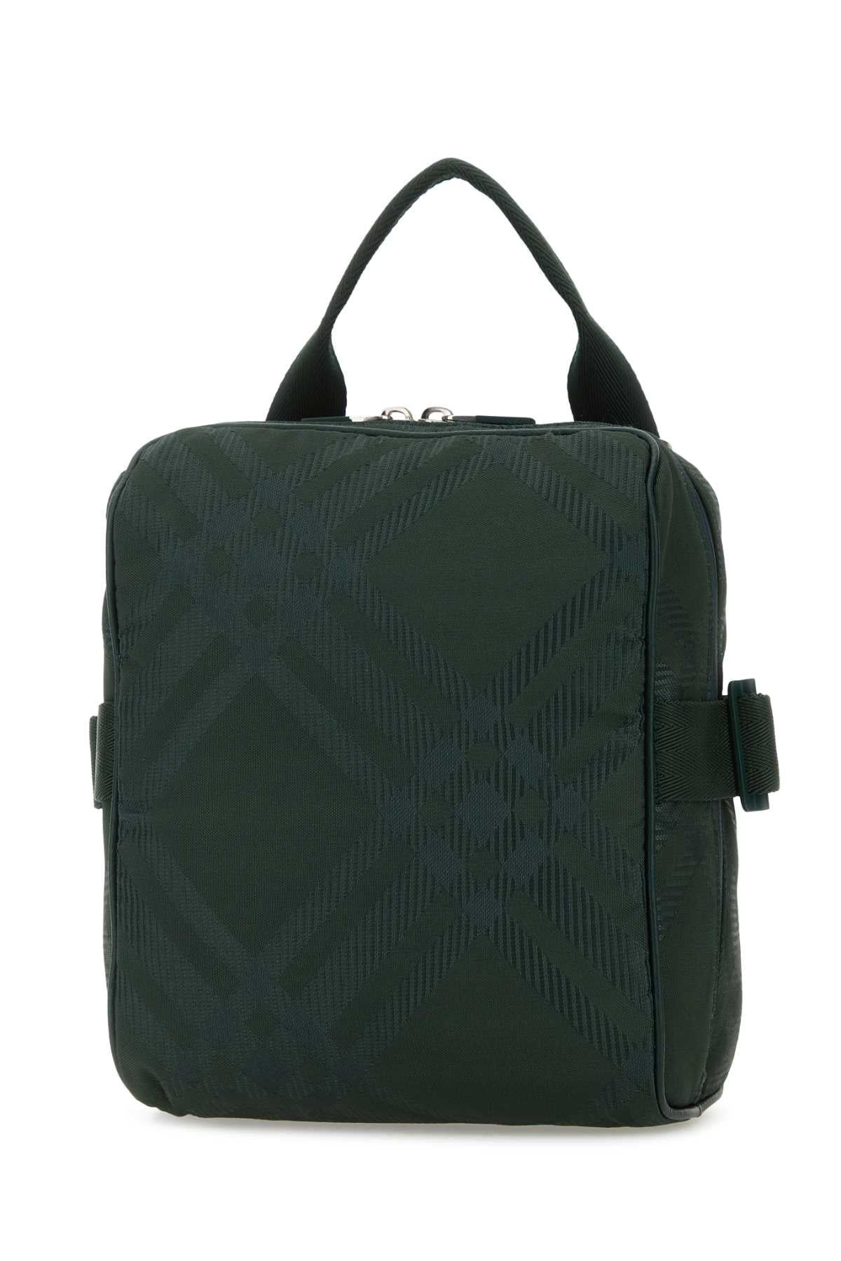 Burberry Men Bottle Green Fabric Crossbody Bag - 2