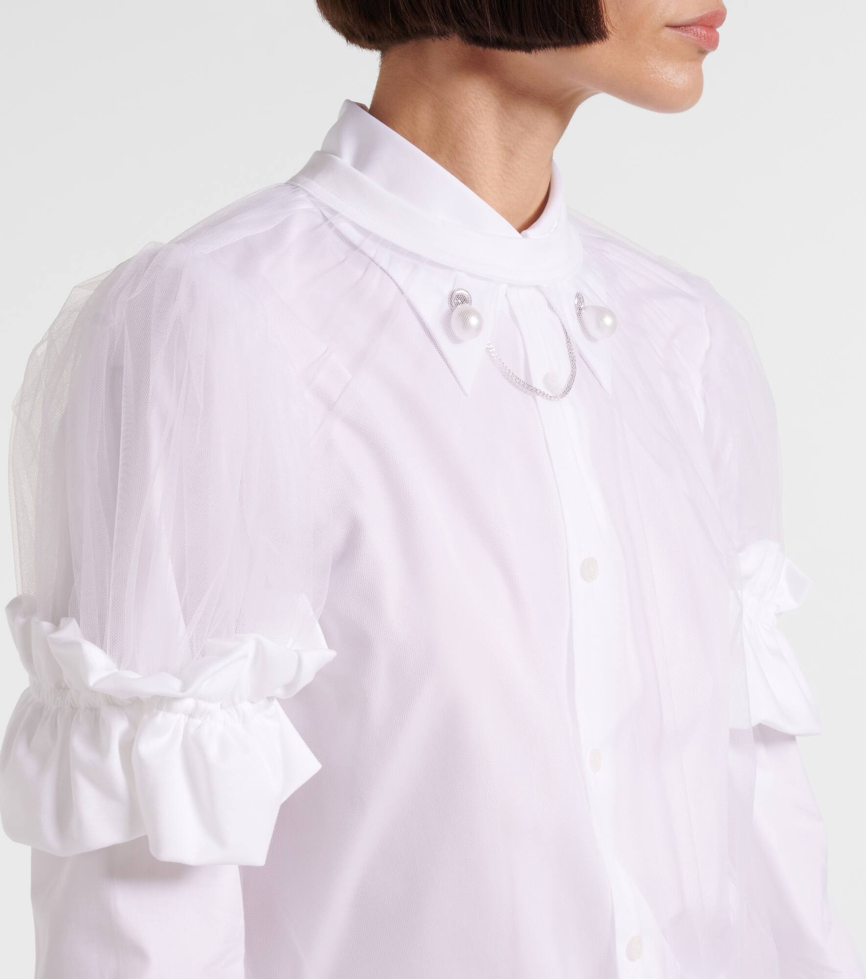 Sheer tulle top - 4