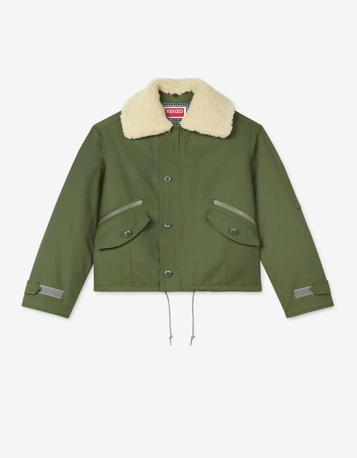 Kenzo Green Army Flight Jacket - 1