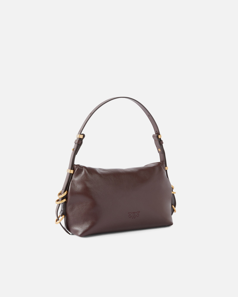 PINKO SADDLE BAG BAGUETTE SMALL LEATHER SHOULDER BAG outlook