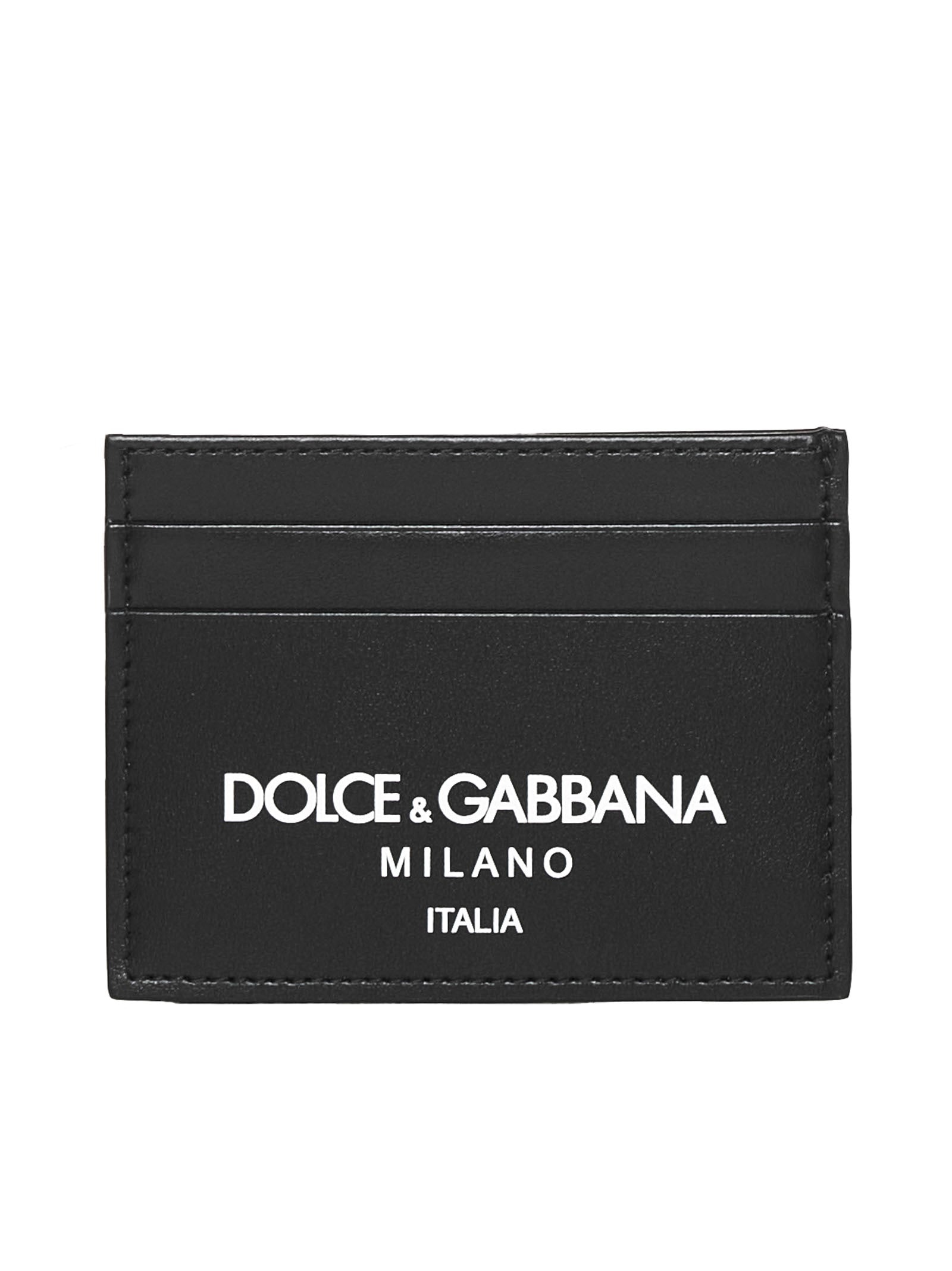 Logo leather card holder - 1