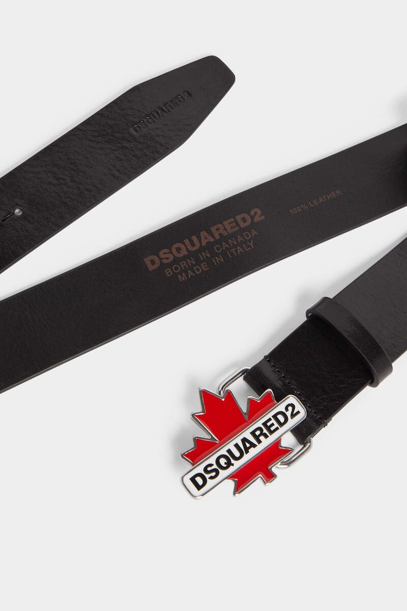 DSQUARED2 LEAF PLAQUE BELT 4