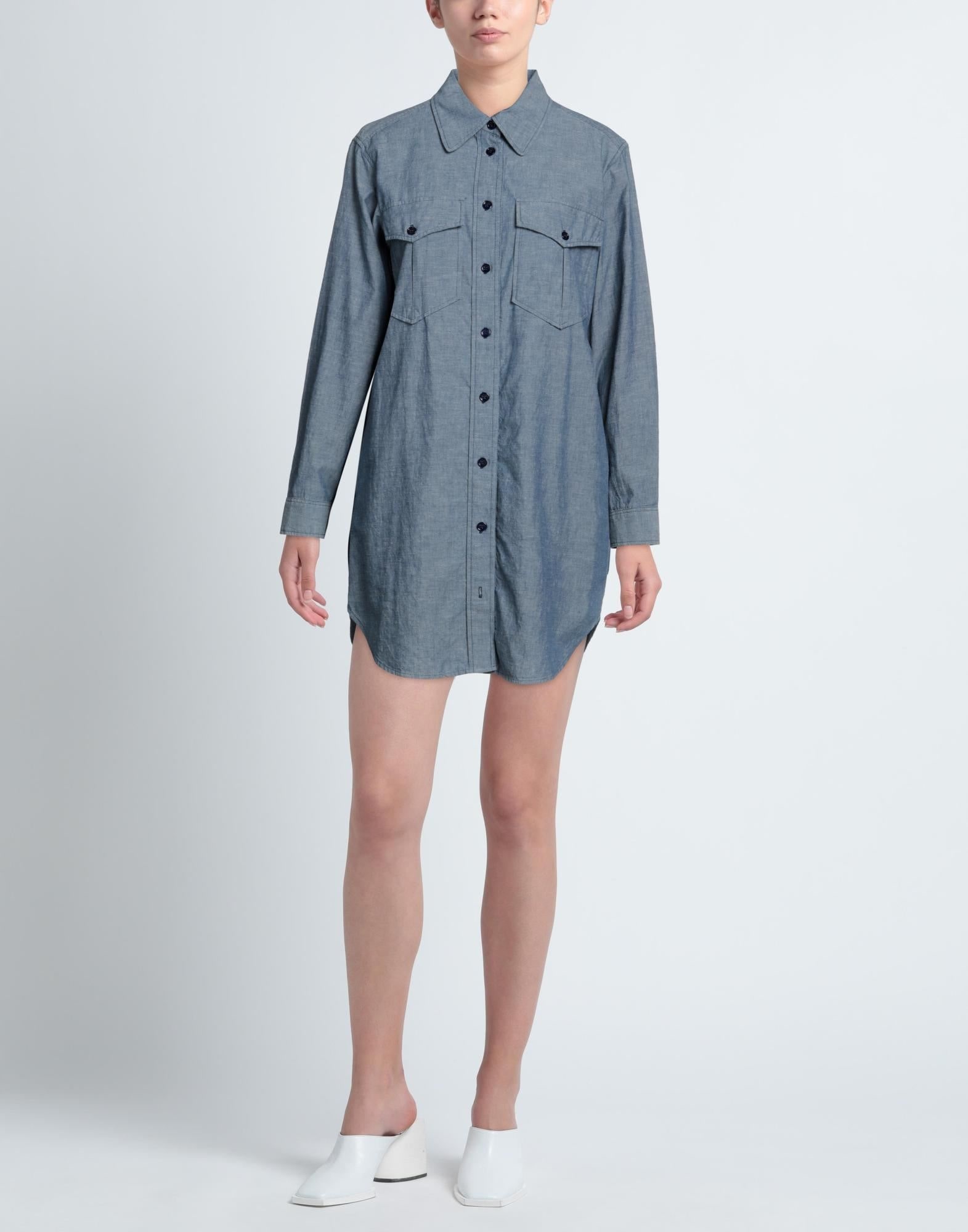 Slate blue Women's Denim Dress - 3