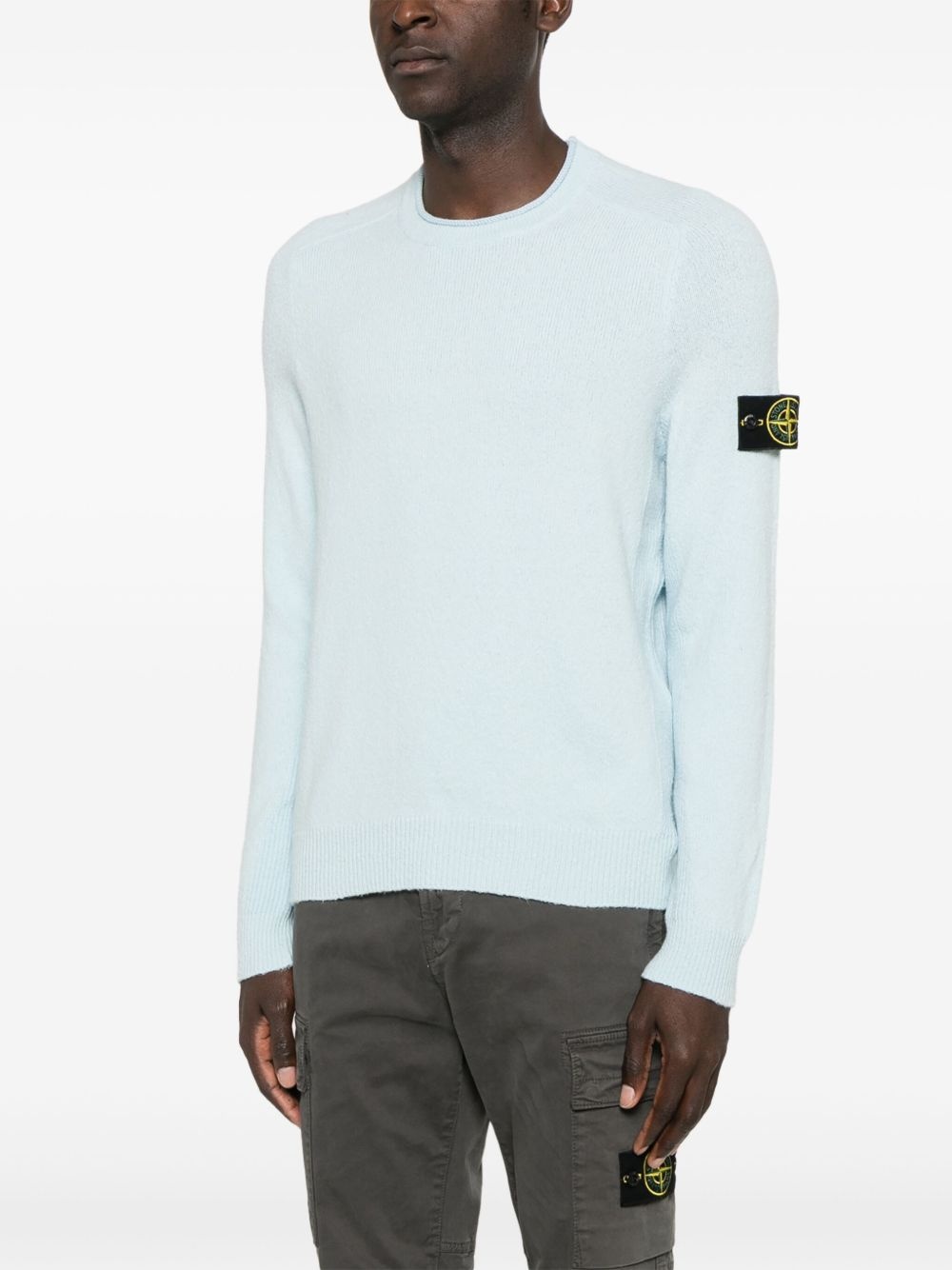 Compass-badge sweater - 3