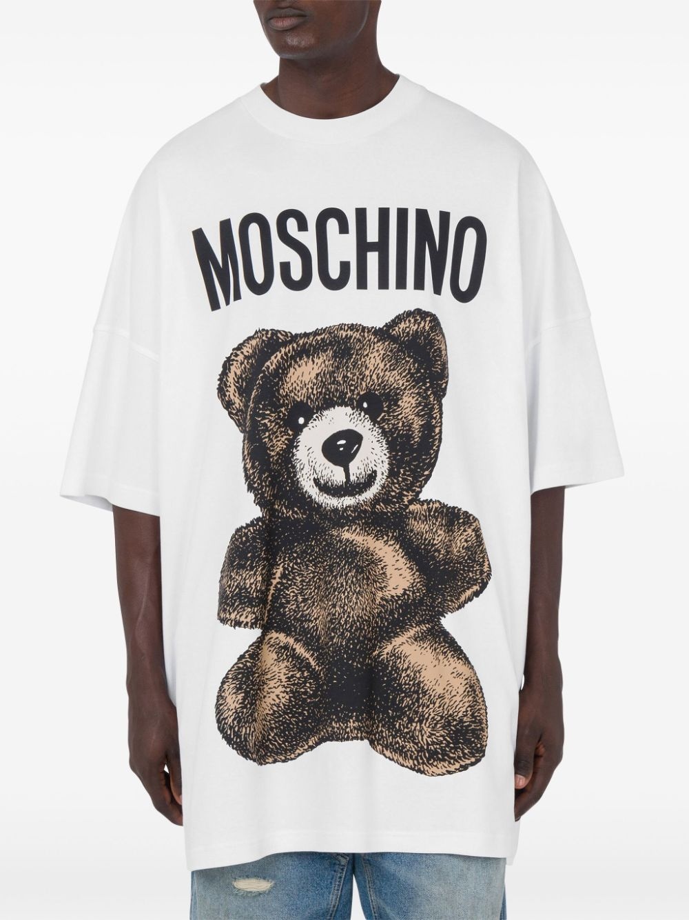 Teddy bear-print T-shirt - 2