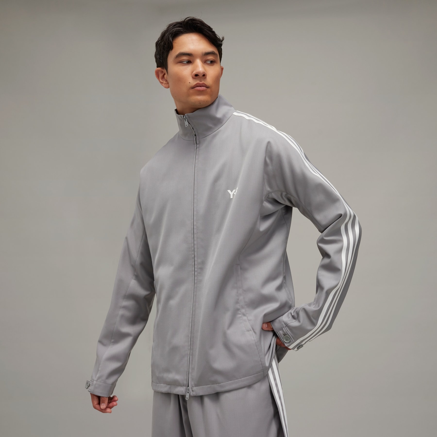 Y-3 Refined Wool 3-Stripes Track Top - 9