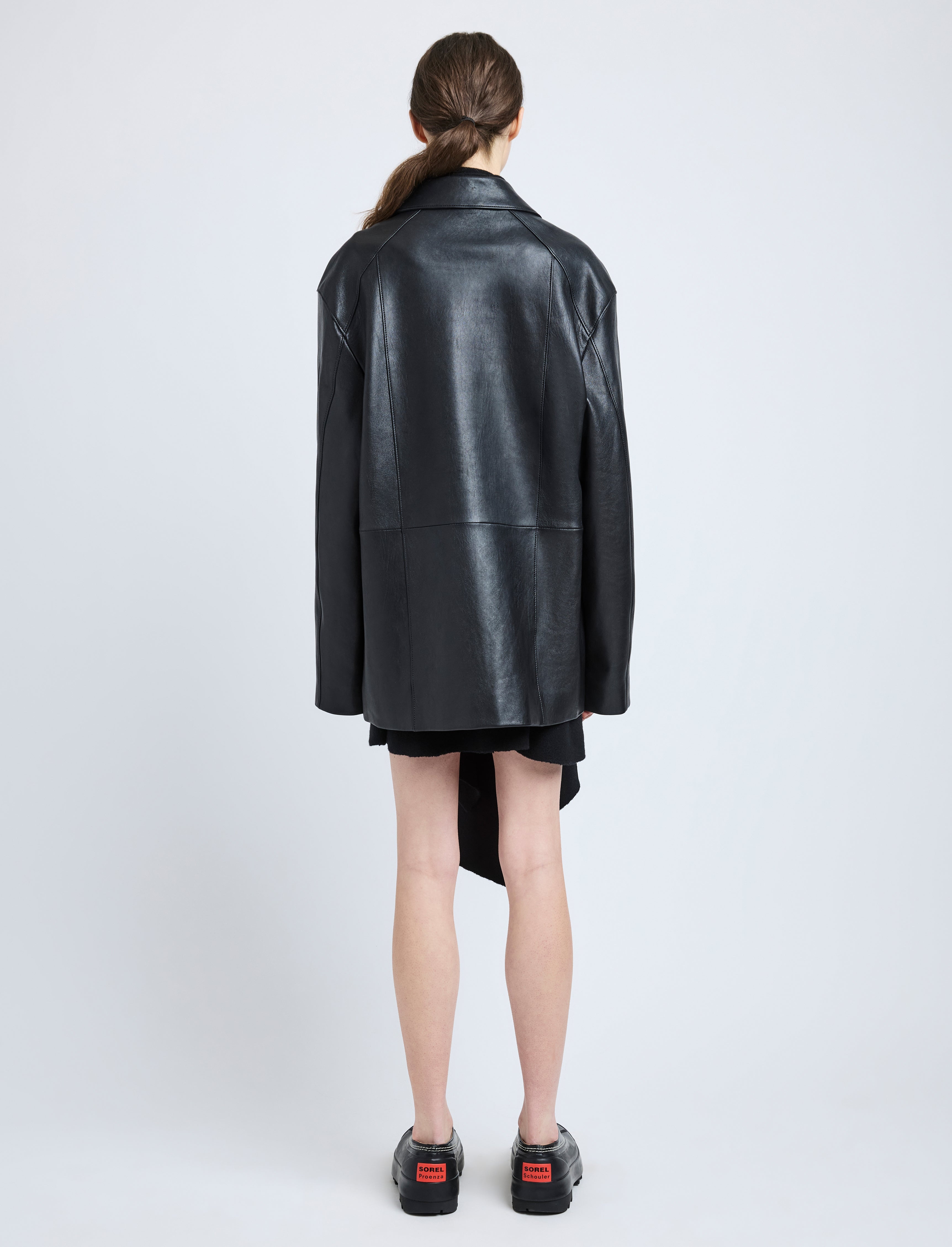 Brice Jacket in Grainy Leather - 5