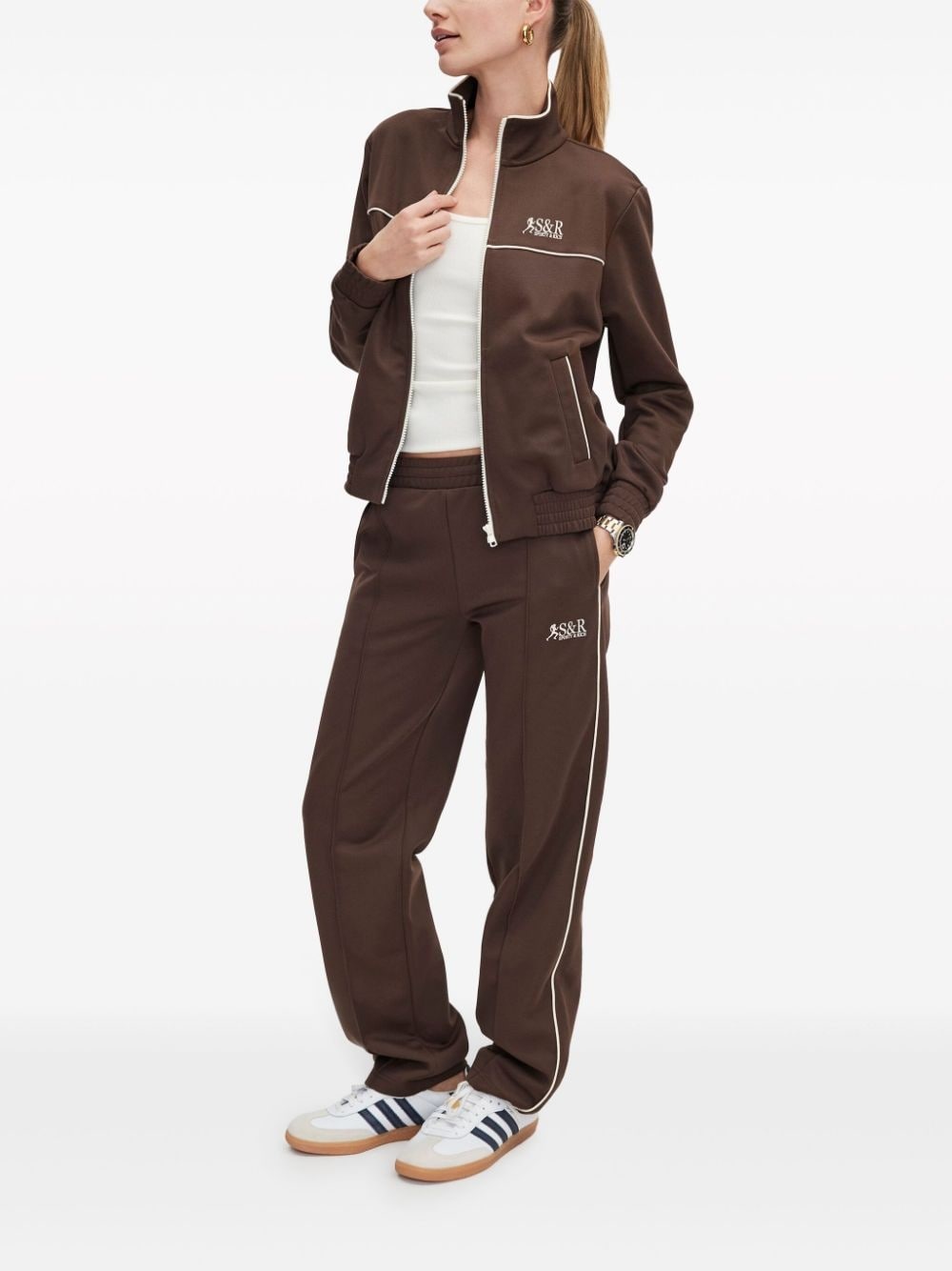 Action logo-print track jacket - 2