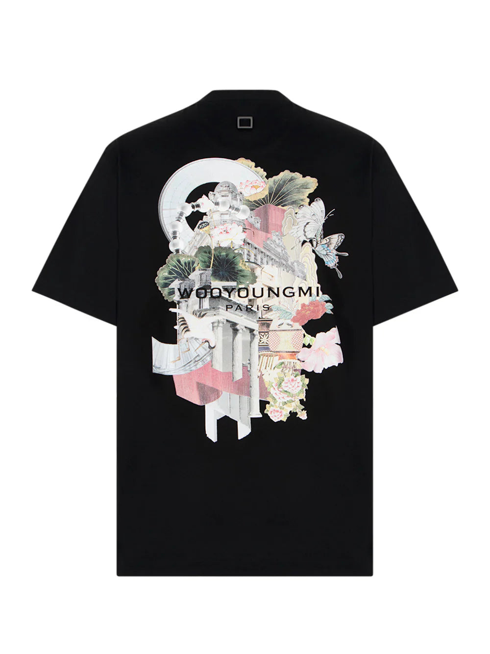 Oversized Back Abstract Print Tee - 2