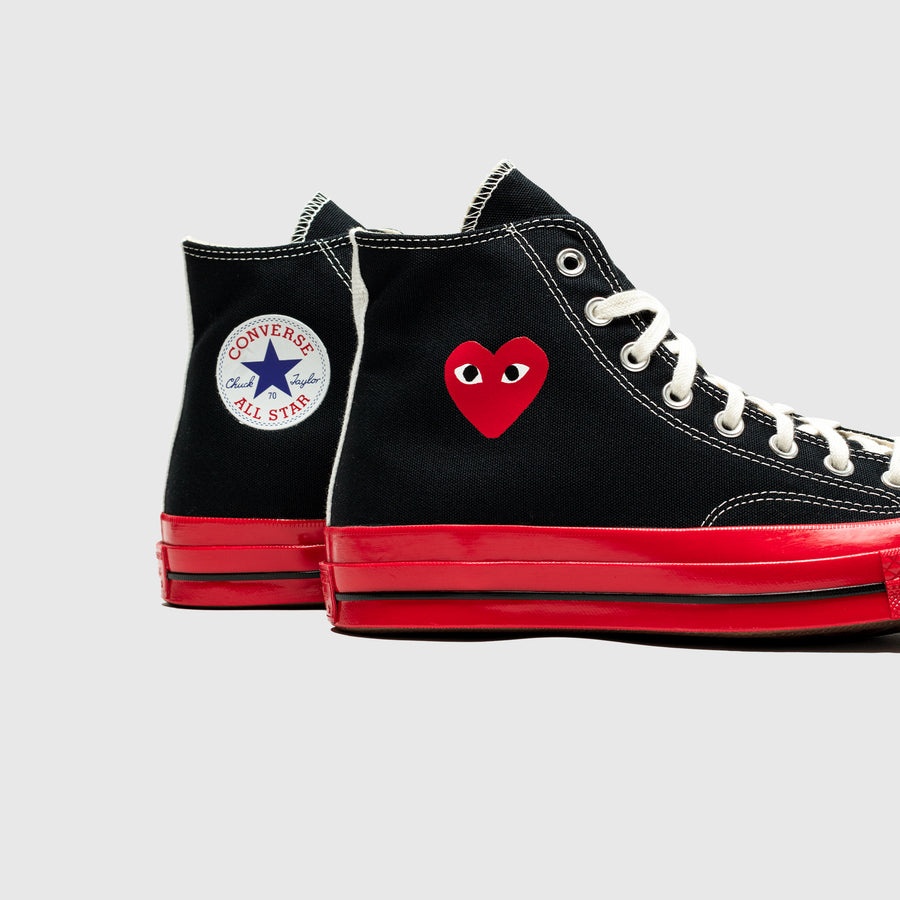 CHUCK TAYLOR ALL-STAR '70 HI "BLACK RED" - 5