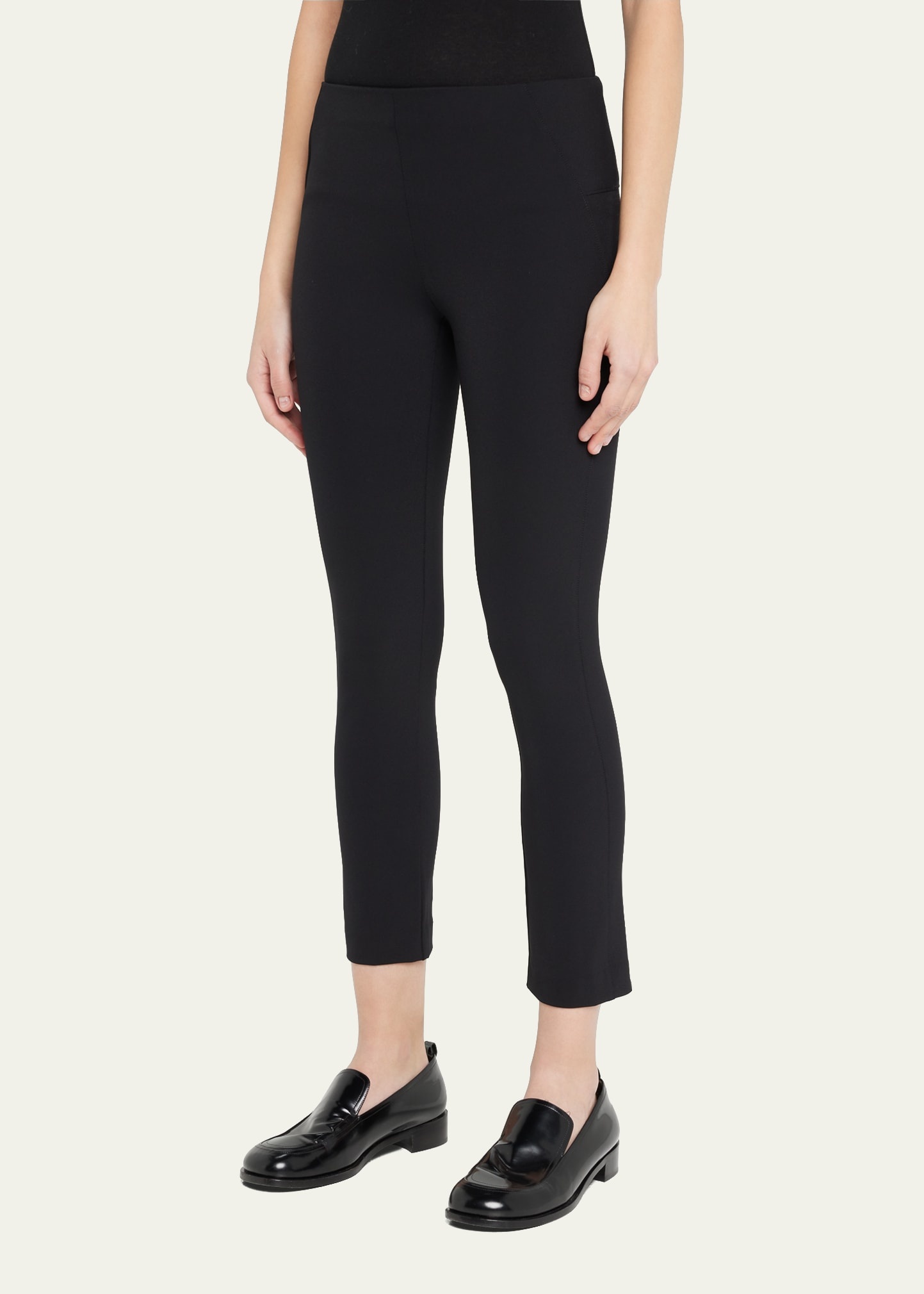 Zip-Back Scuba Leggings - 4