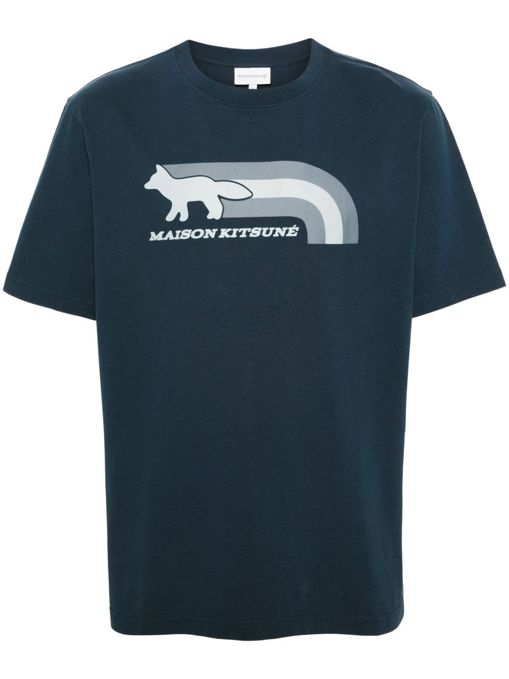 Fox-motif cotton T-shirt - 1