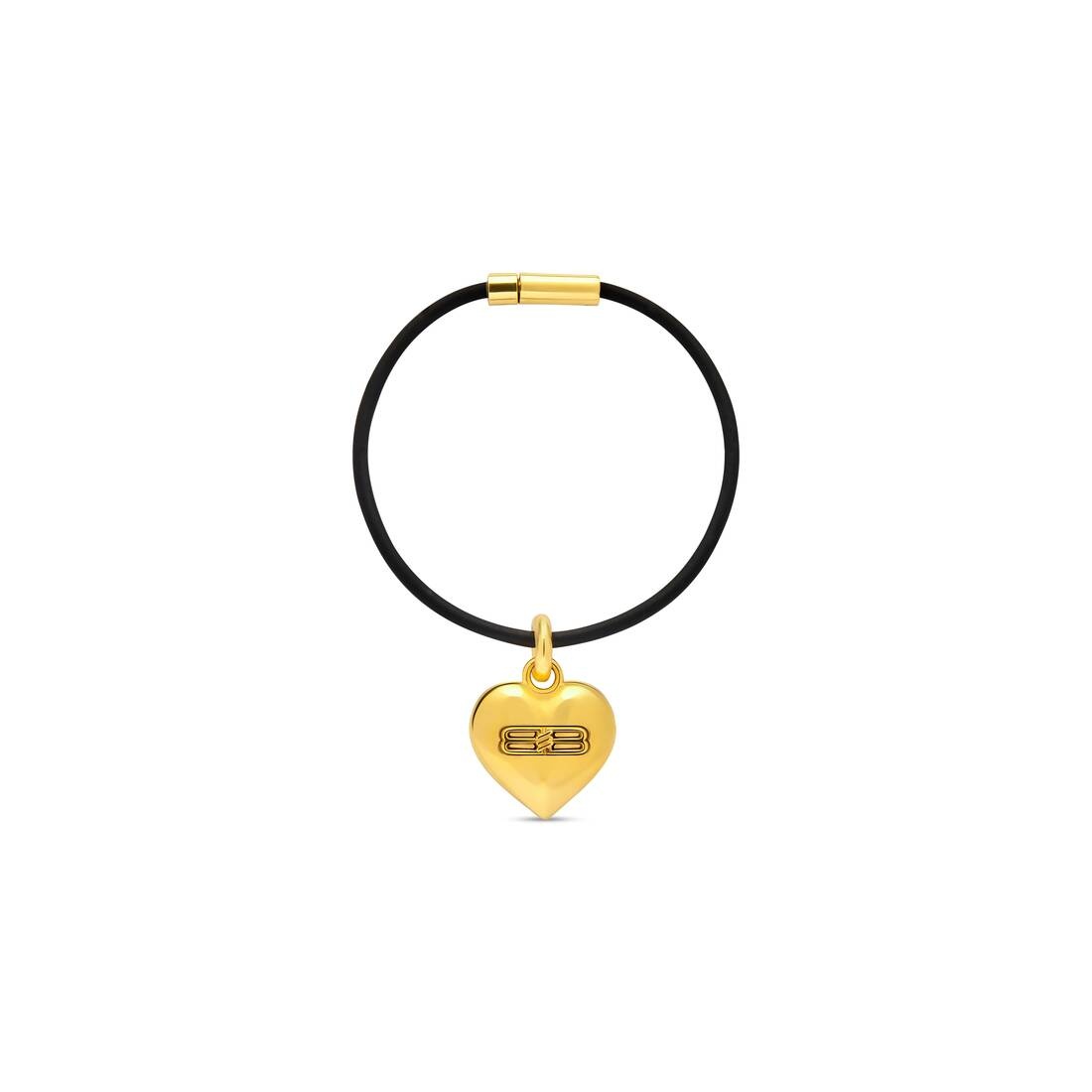 関税込★【BALENCIAGA】Heart BB Icon bracelet BB Icon bracelet in gold - Balenciaga | Mytheresa