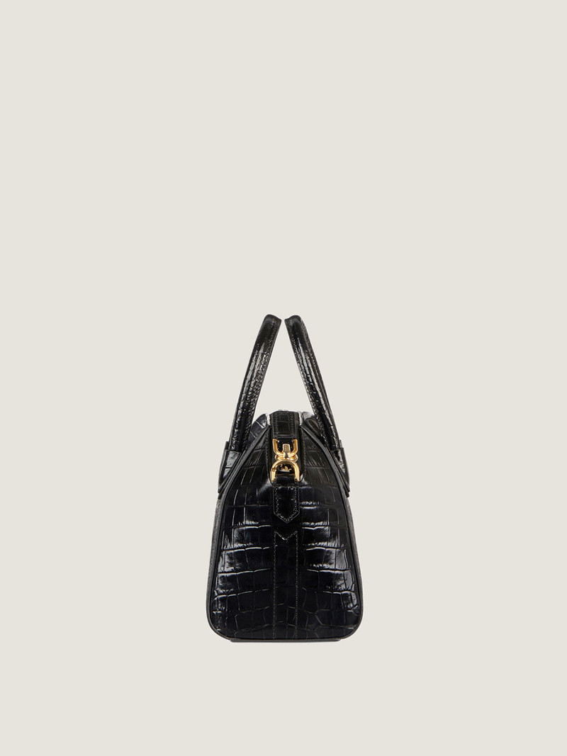 Givenchy MINI ANTIGONA BAG IN CROCODILE EFFECT LEATHER outlook