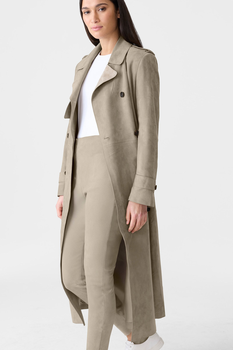 NAVI-SU Fitted Lamb Suede Legging 5