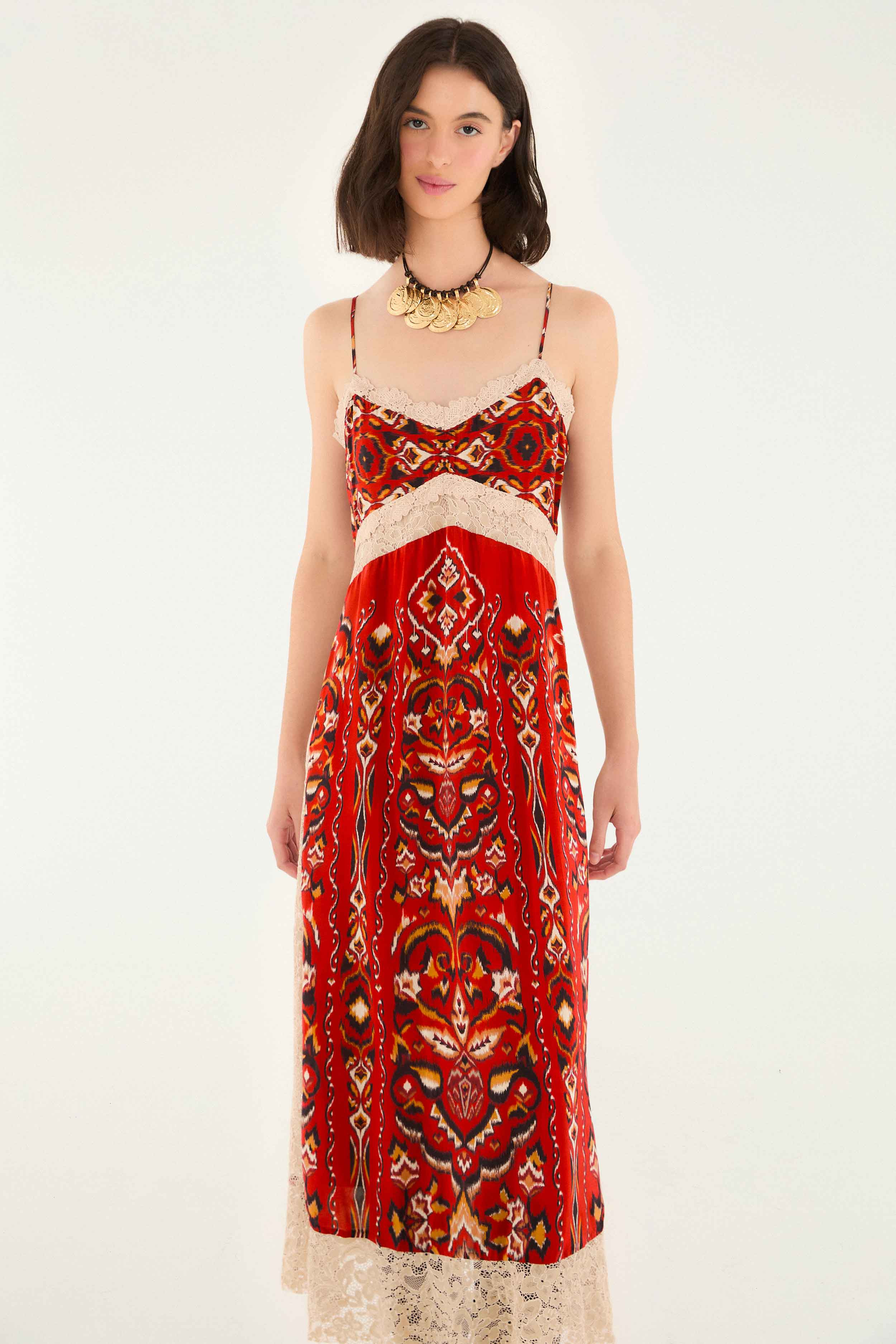 Sand Ainika Pineapple Ikat Midi Dress - 2