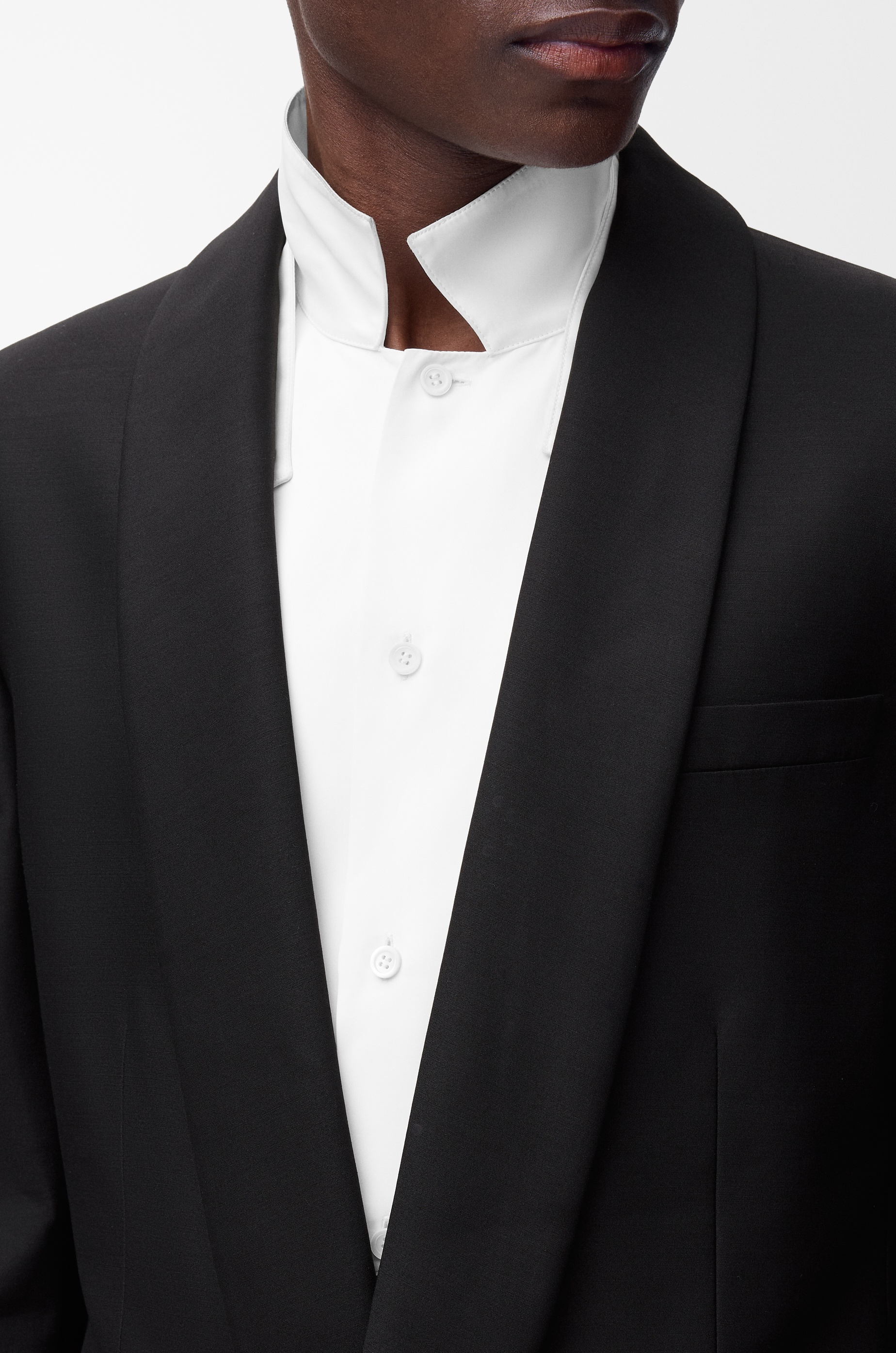 Jacket in wool and silk - 5