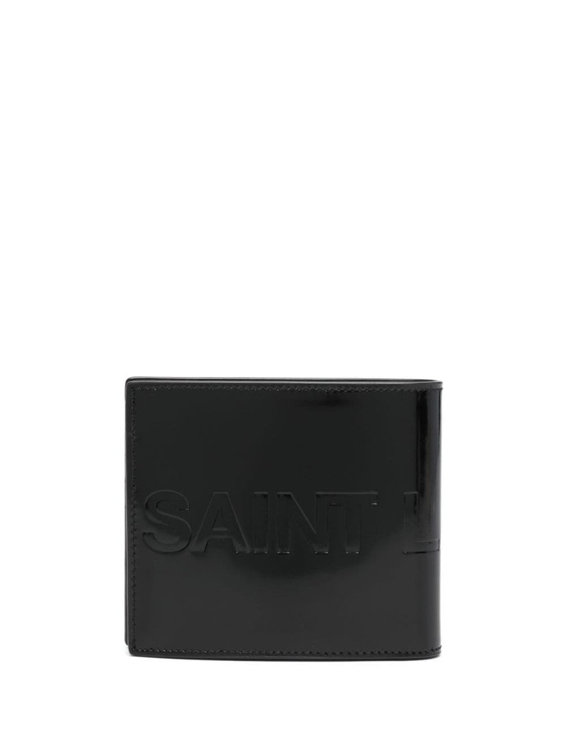 SAINT LAURENT East/West leather wallet outlook