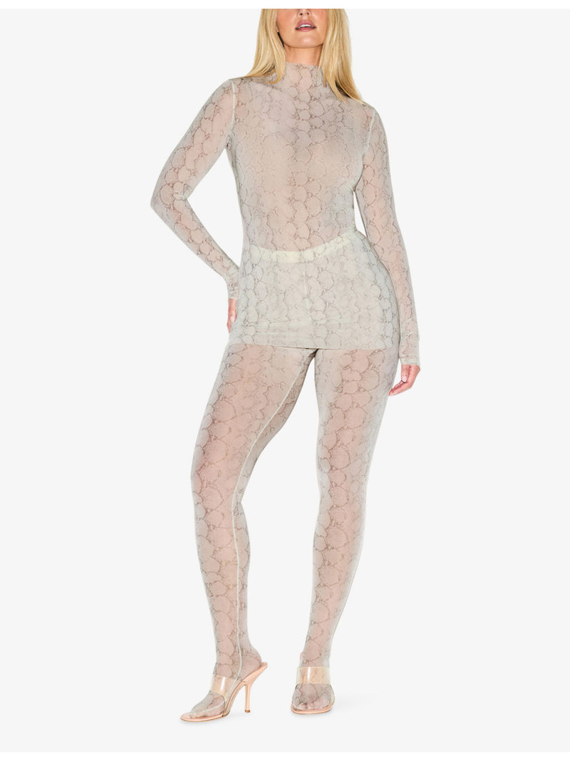 SKIMS Milky Sheer Stretch-Jersey Tunic Dress outlook