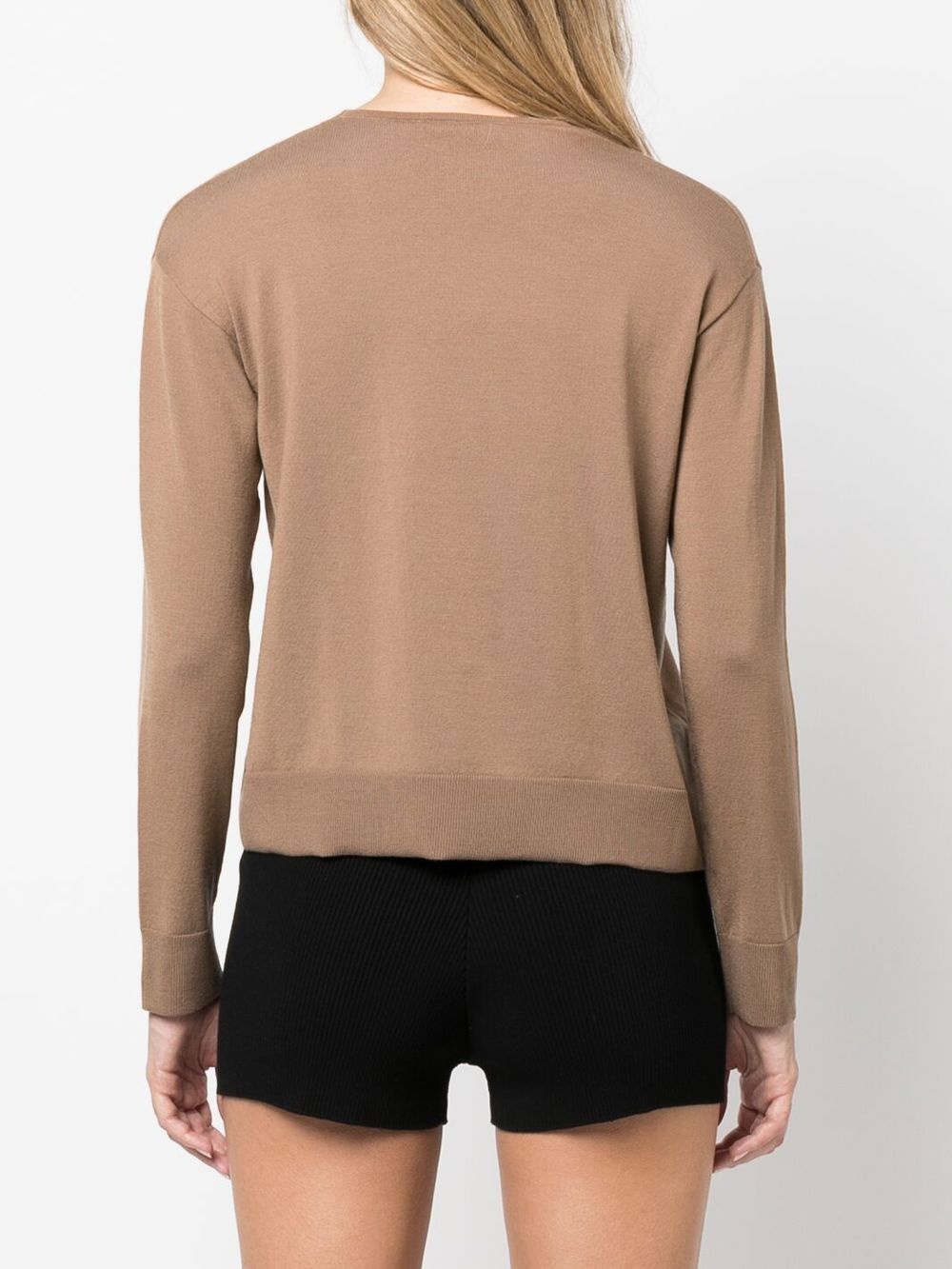 V-neck knit jumper - 4