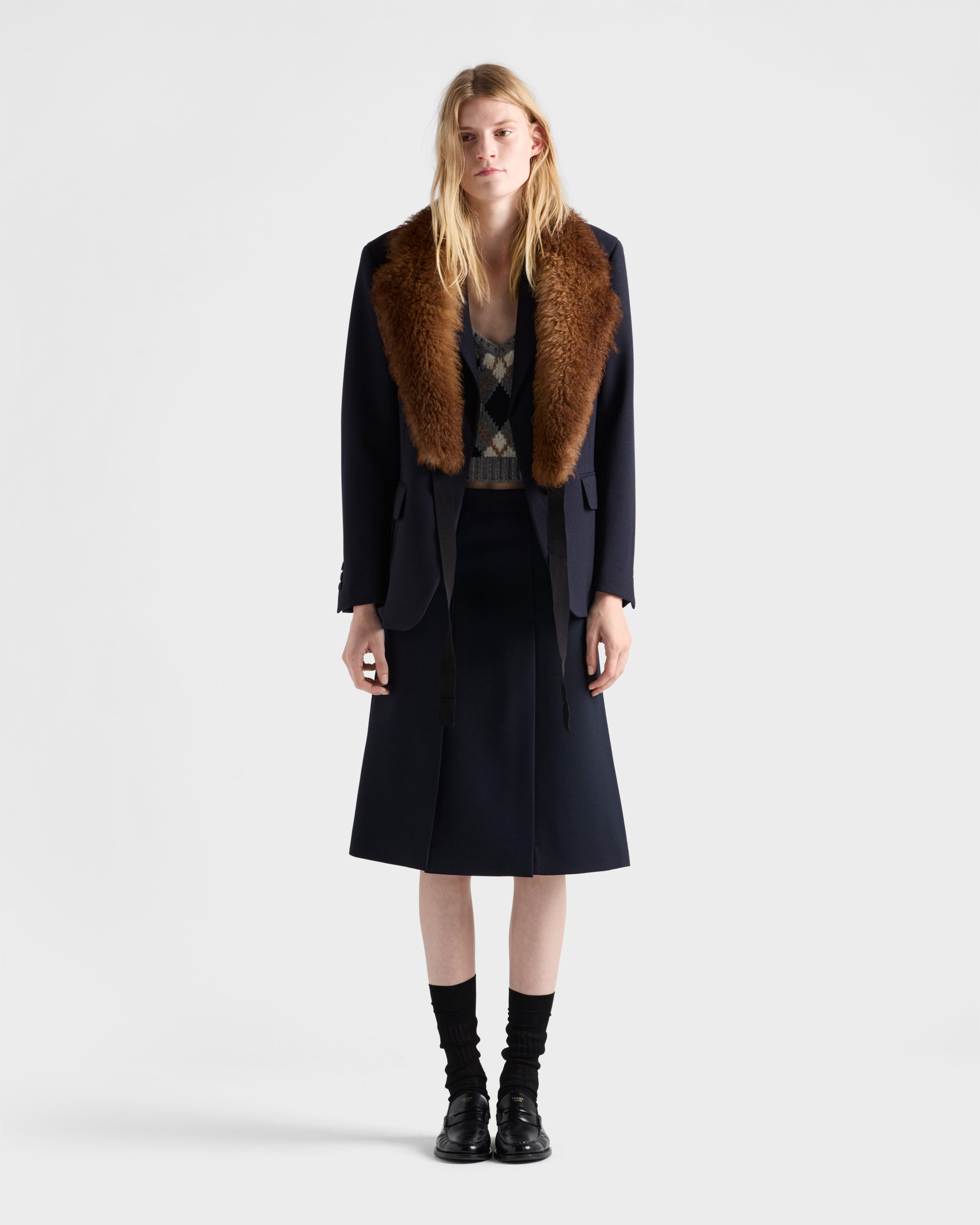 Single-breasted rush stitch jacket - 2