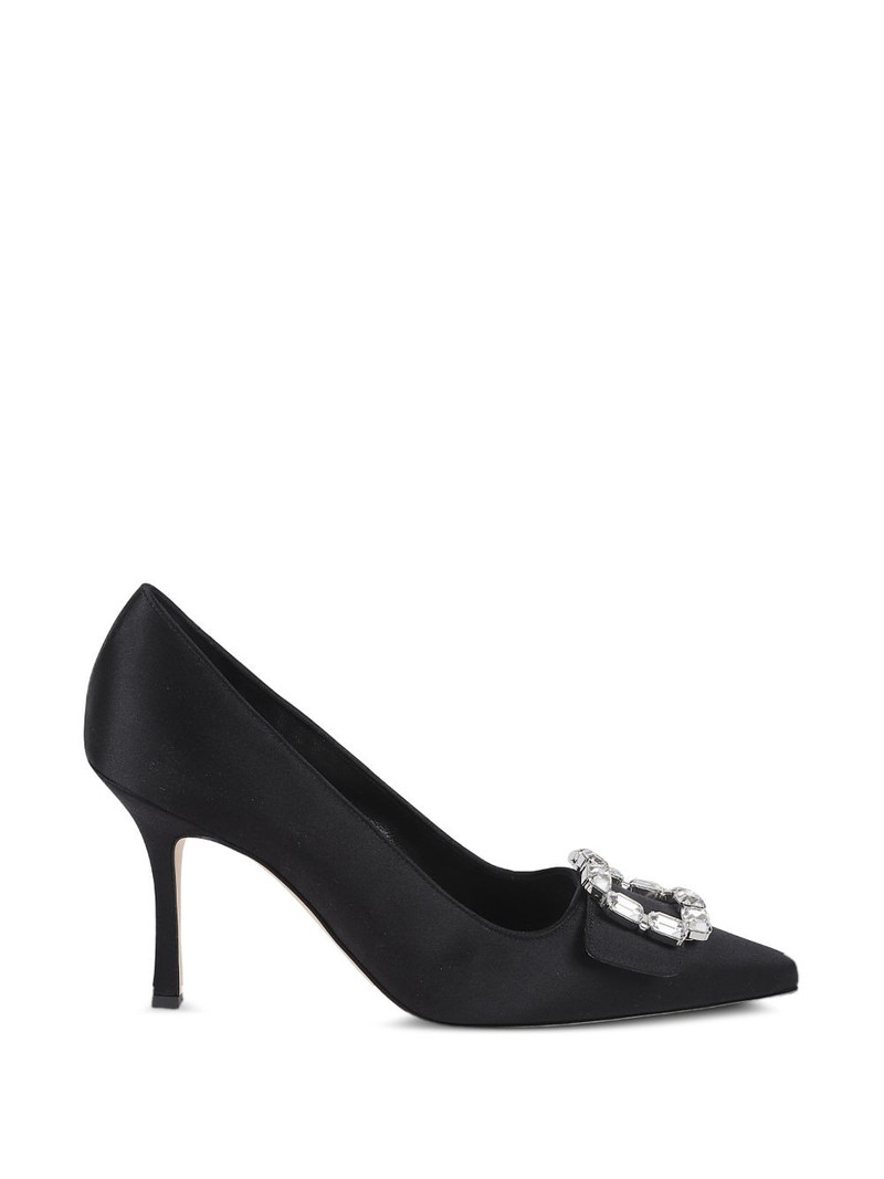 Hangisi crystal-buckle pumps 1
