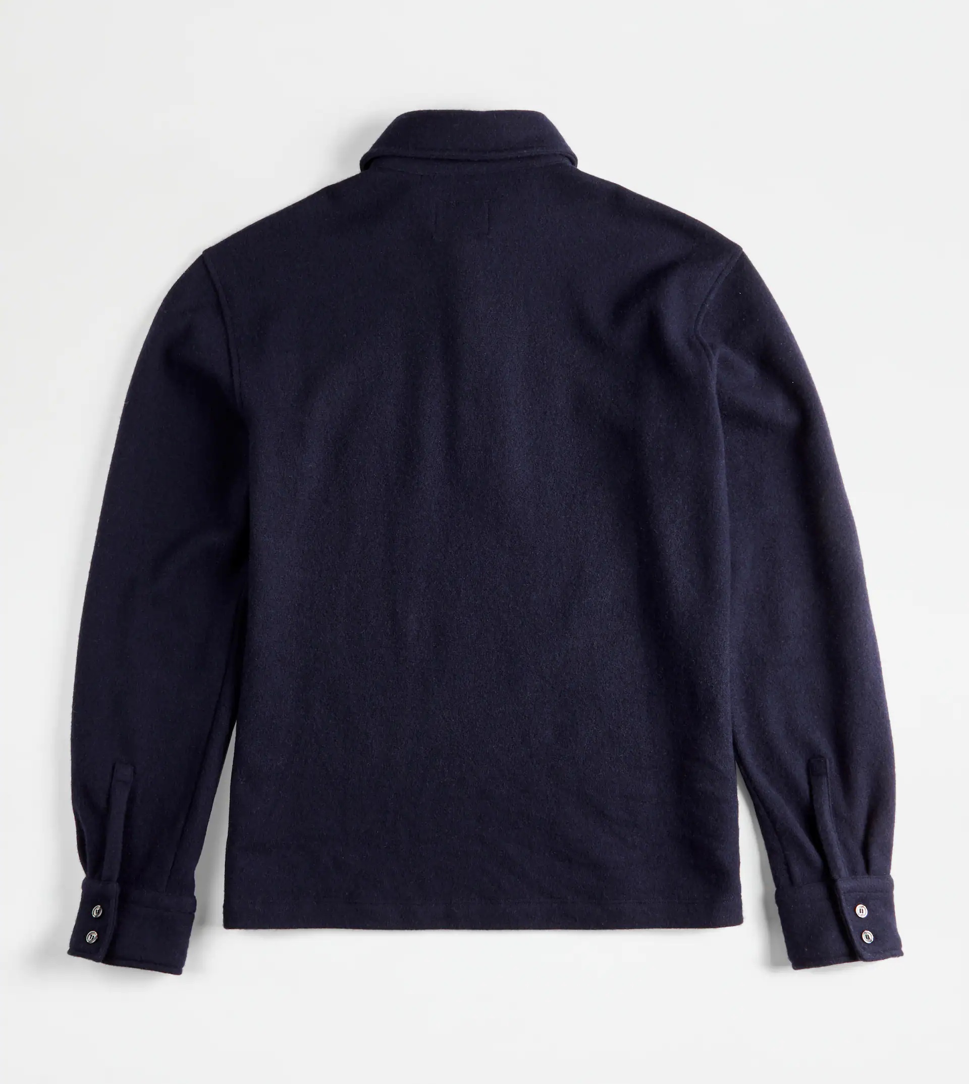 TOD'S CASHMERE BLEND POLO SHIRT - BLUE - 6