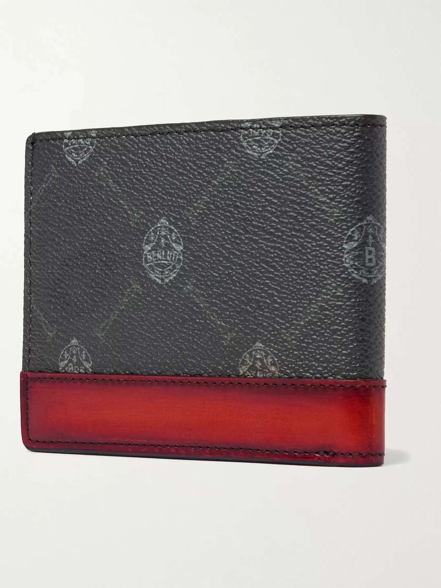 Excursion Signature Logo-Print Canvas and Leather Billfold Wallet - 3