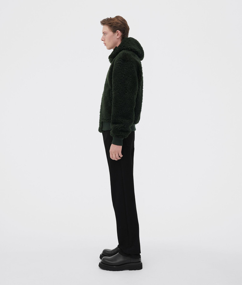 Bottega Veneta shearling hooded jacket outlook