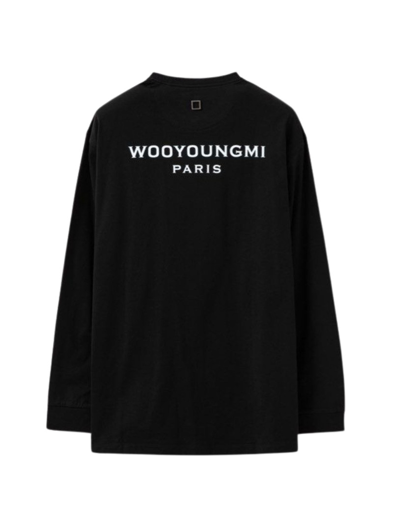 Wooyoungmi Long-sleeved T-shirt with logo outlook