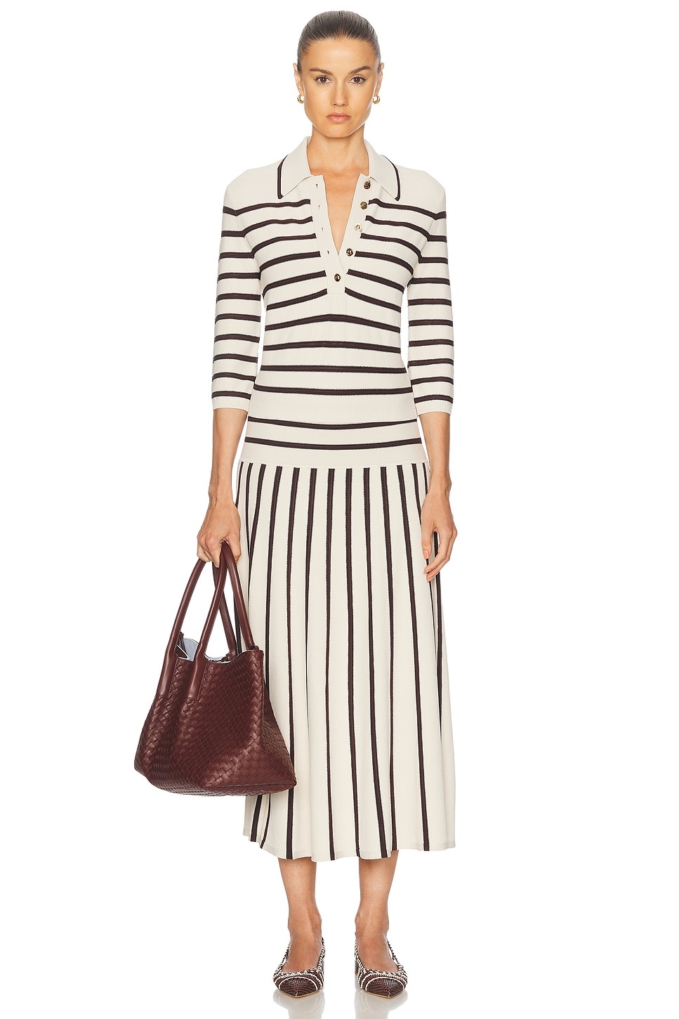 Illuminate Stripe Midi Skirt - 5