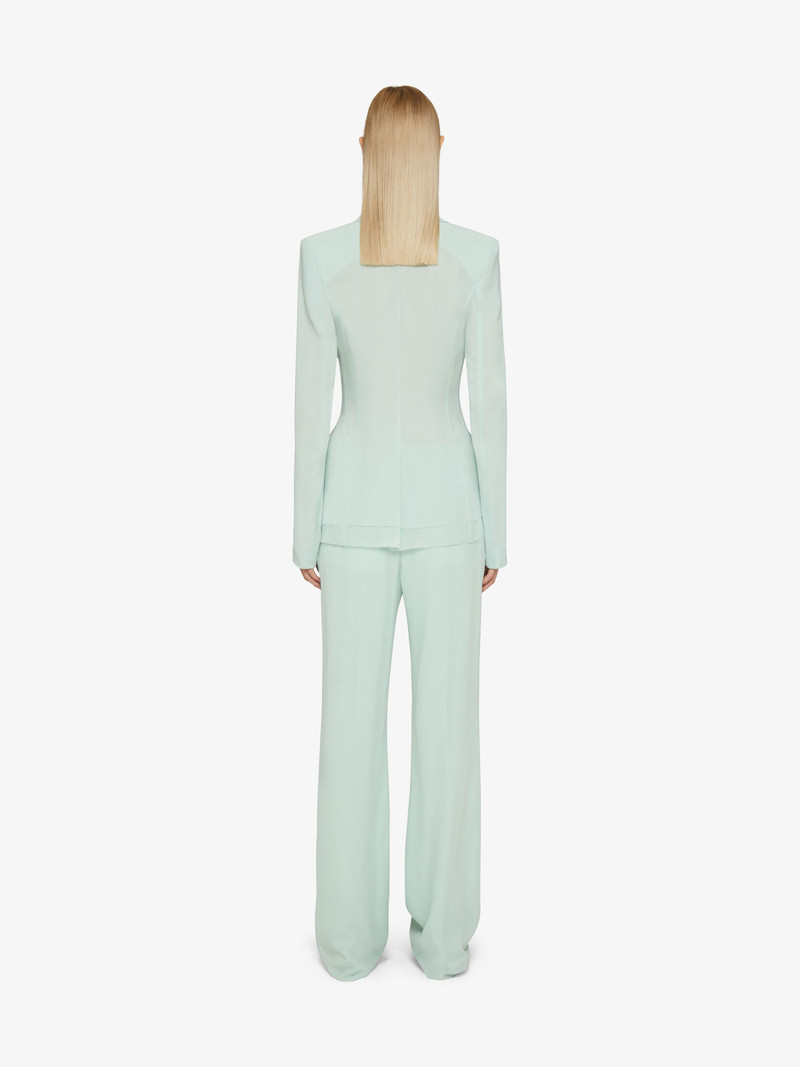 SLIM FIT JACKET IN SILK 4