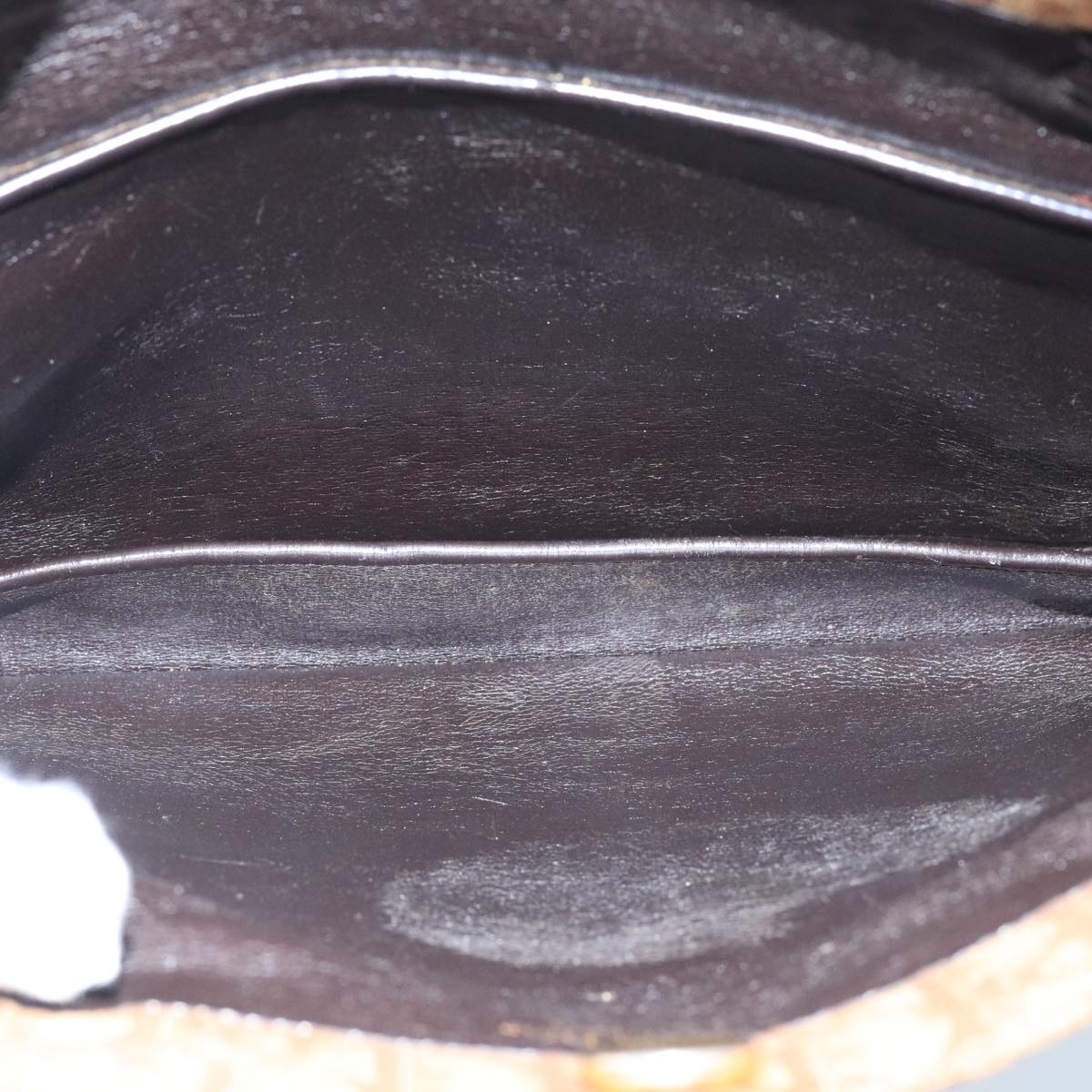 DIOR Trotter Canvas Hand Bag Brown - 10