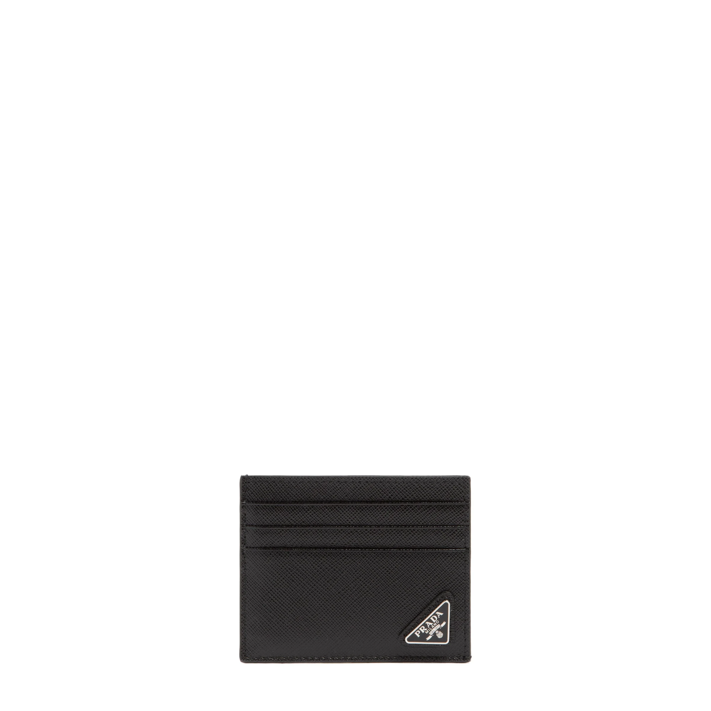 Prada Saffiano Sleek Card Holder Men - 1