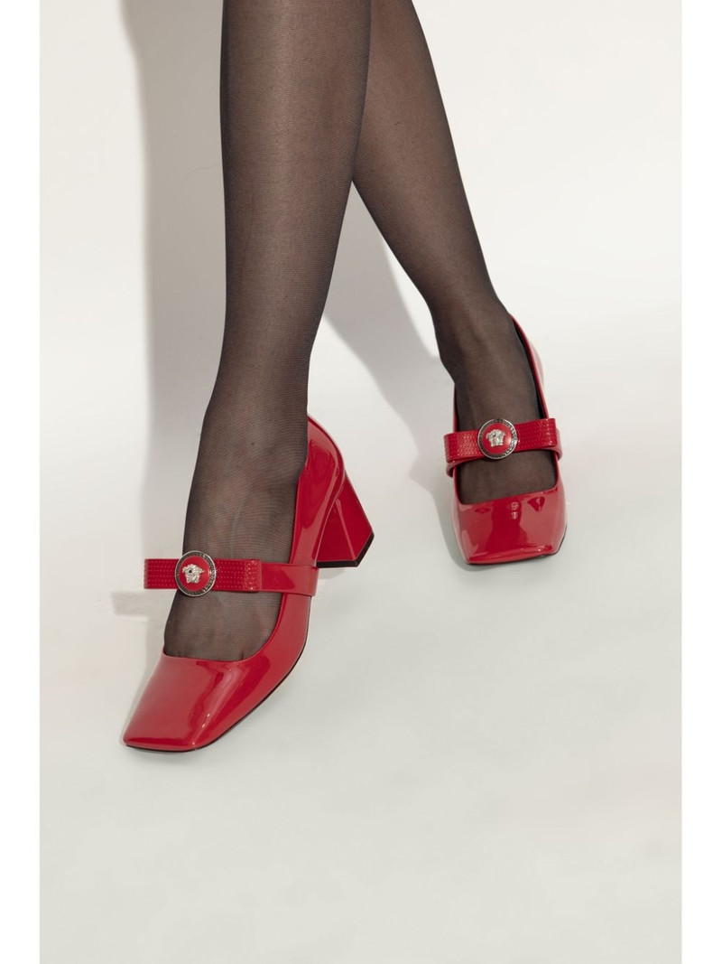 VERSACE Gianni Ribbon 55mm pumps outlook