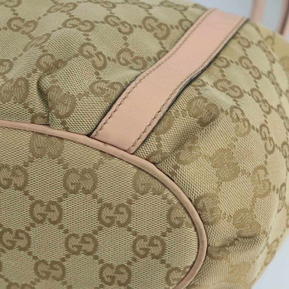 GUCCI GG Canvas Tote Bag Beige - 10