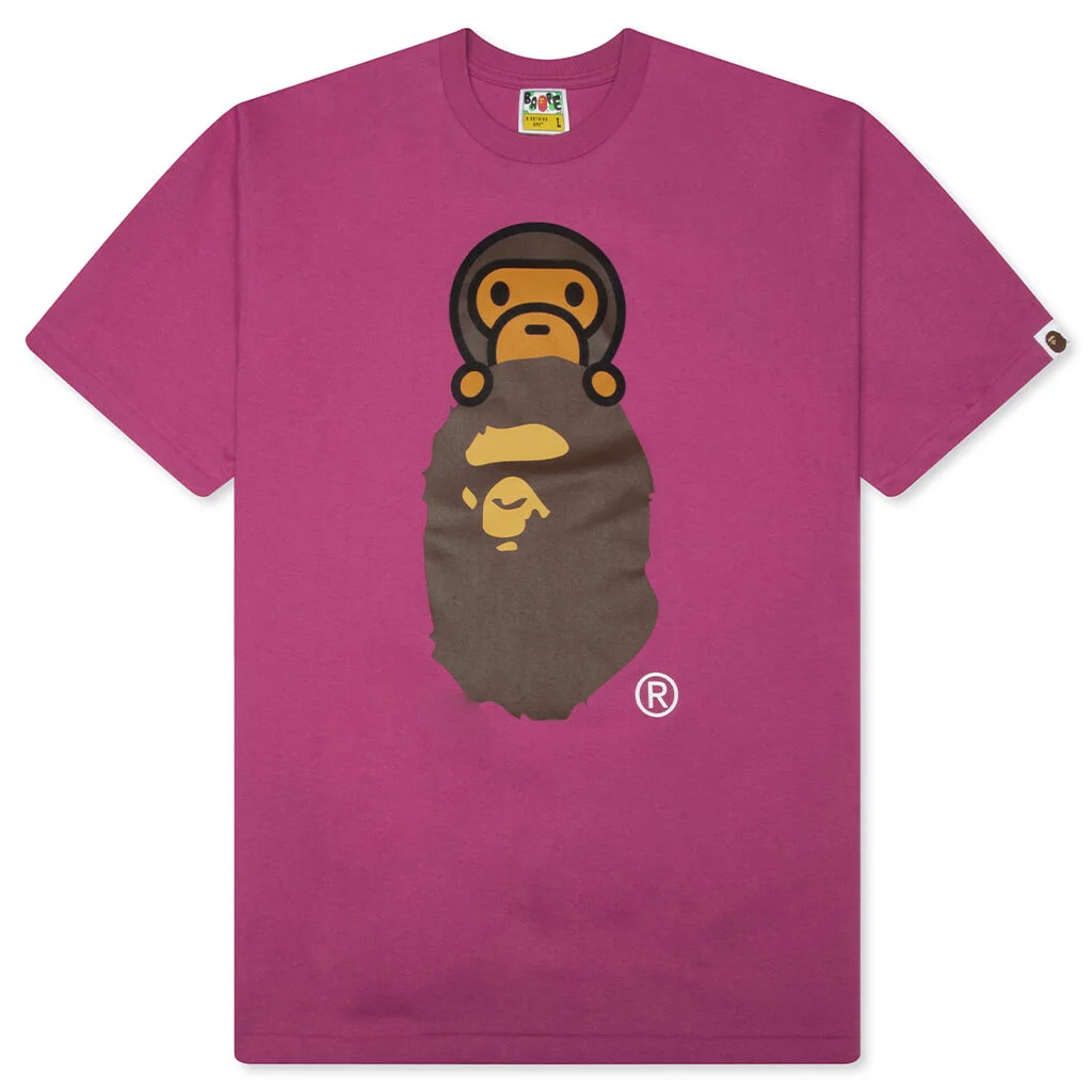 MILO ON APE HEAD TEE - PINK - 1