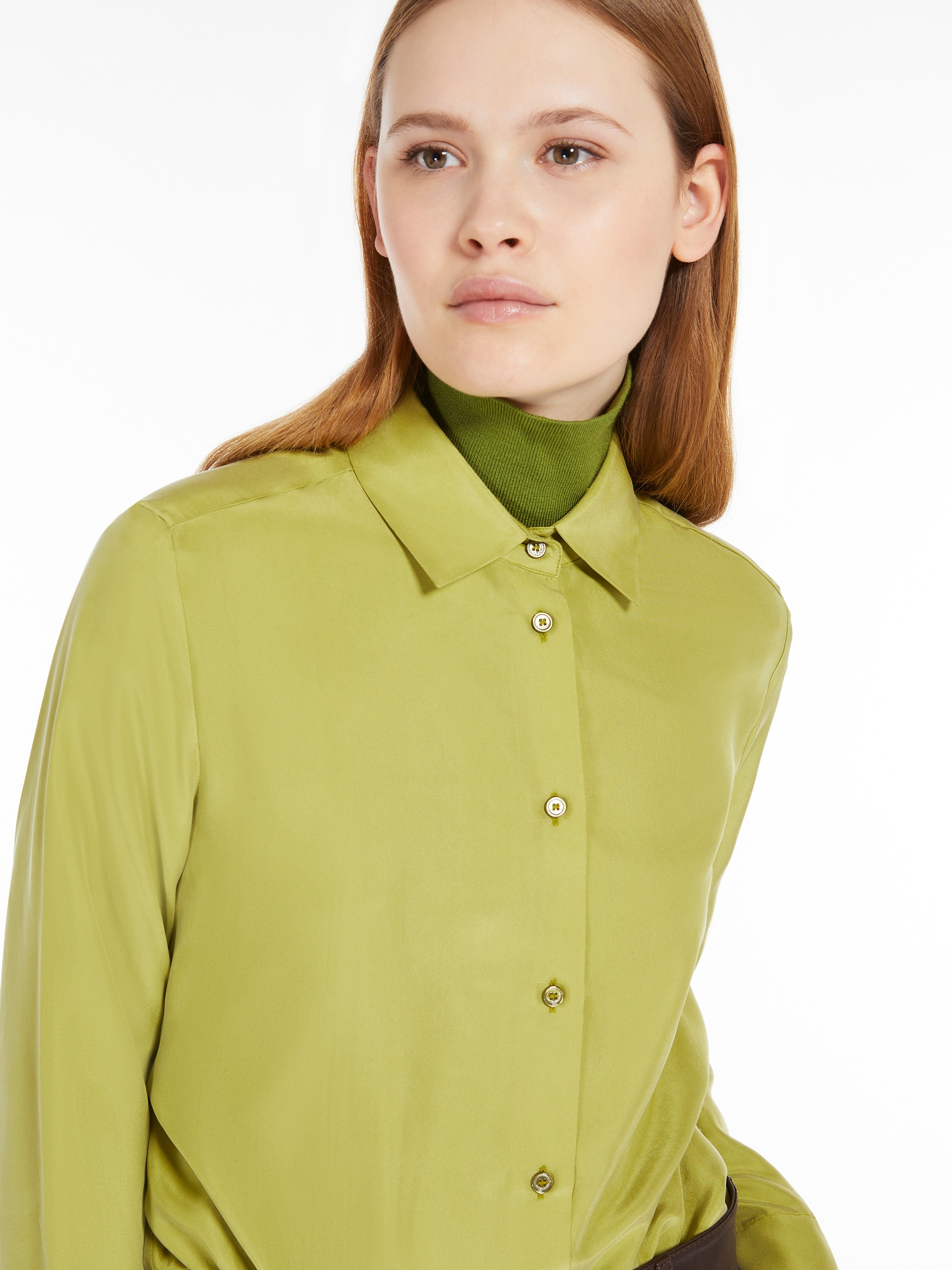 ALMINA Washed silk shirt - 5
