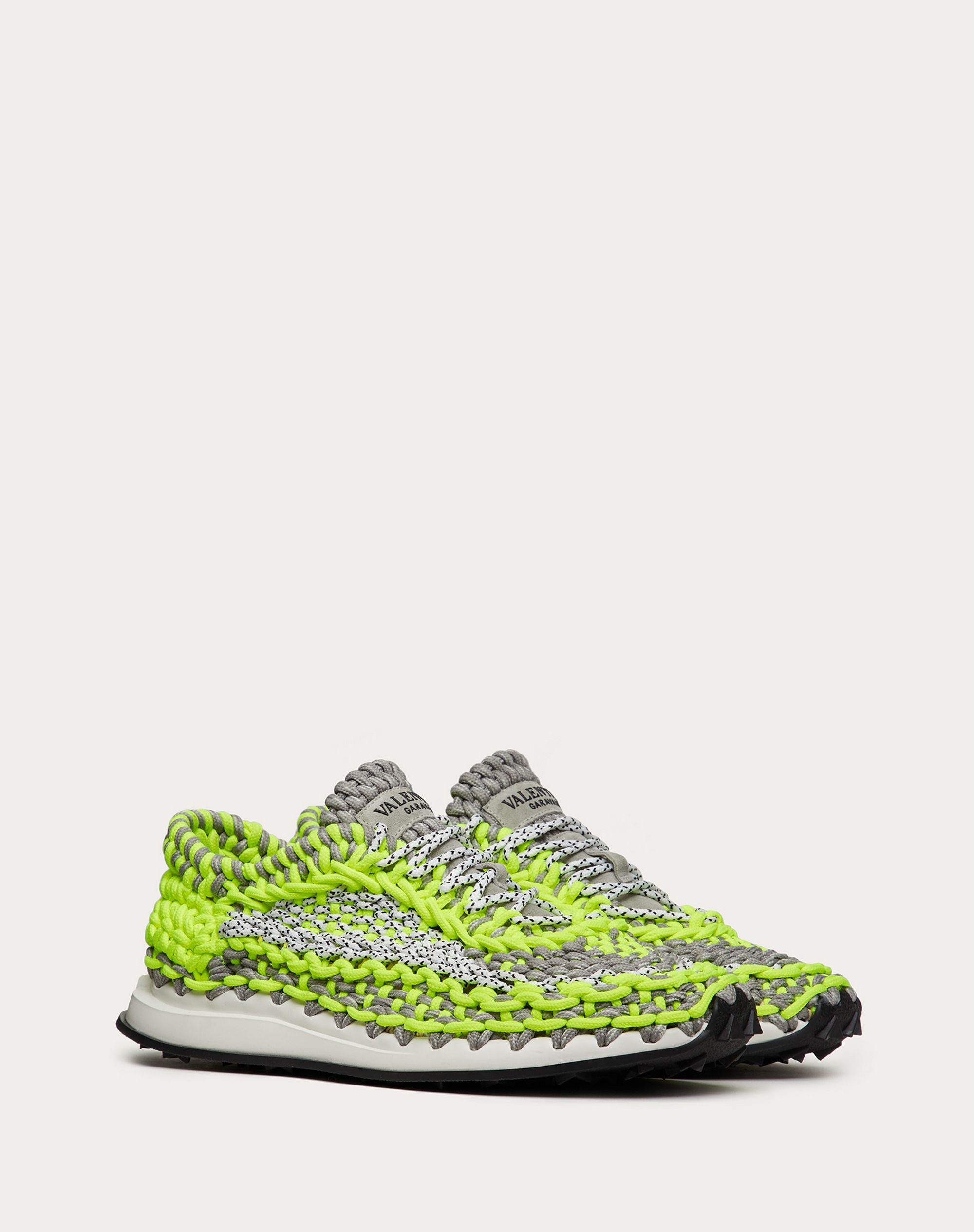 Valentino Garavani Crochet Sneaker in fabric - 2