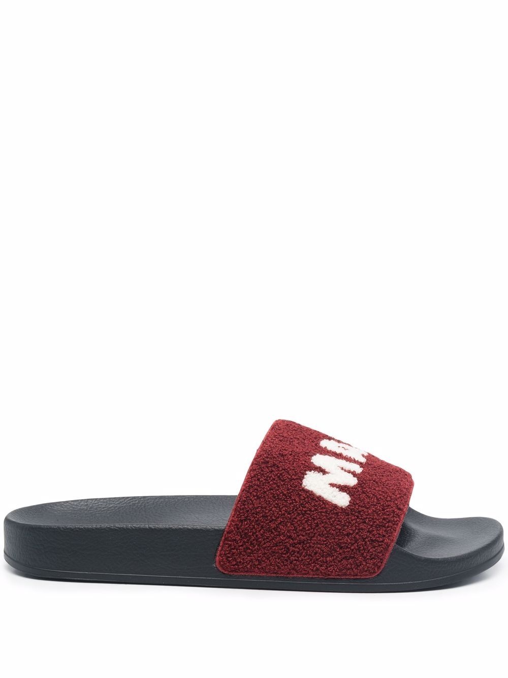 logo-print textured slides - 1