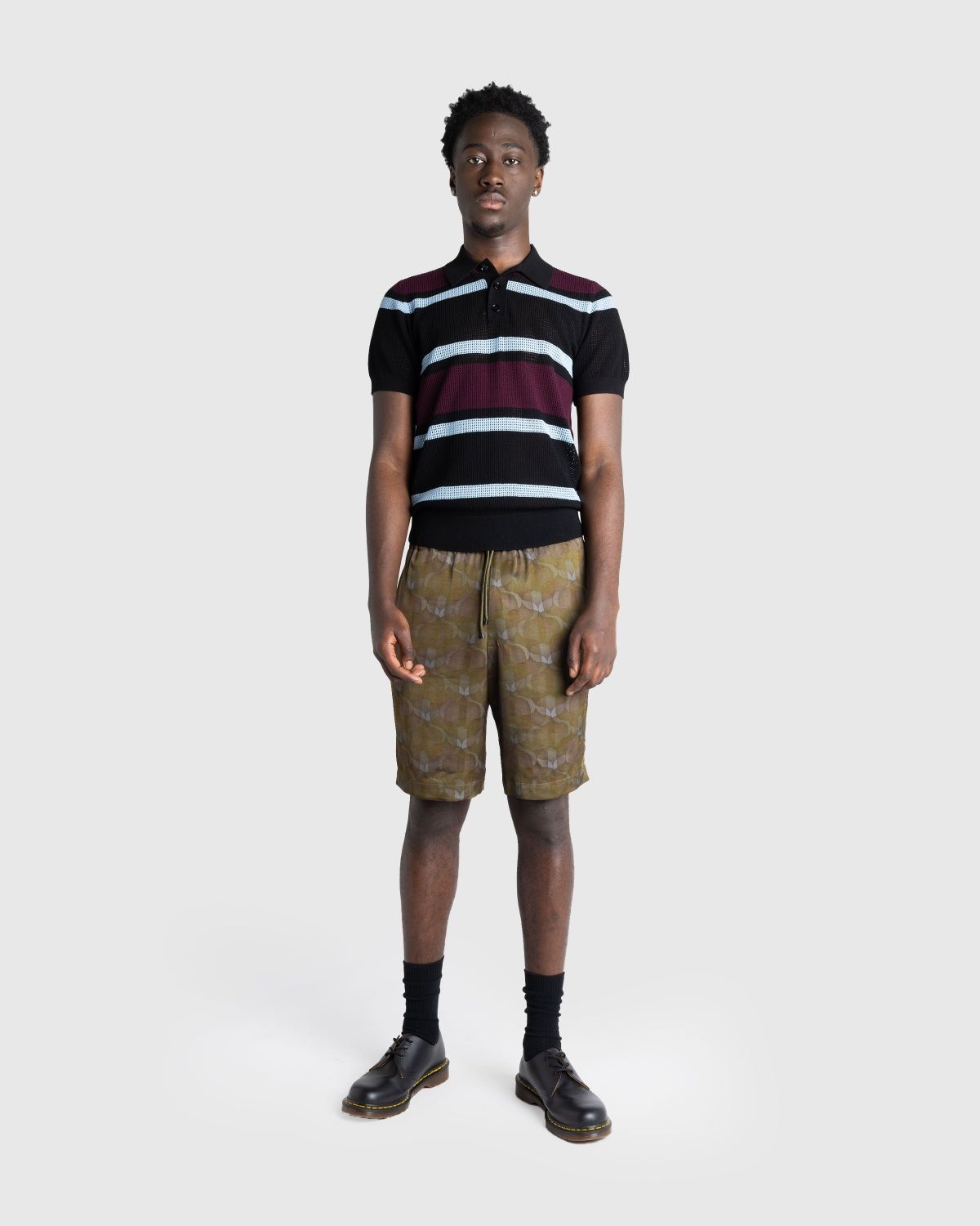 Dries van Noten – Piperi Shorts Khaki/Ombre - 3