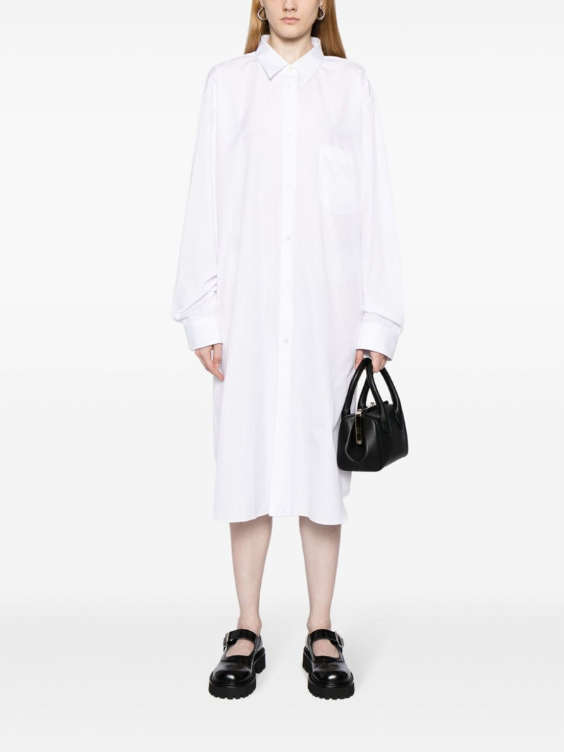 Comme Des Garçons poplin midi shirtdress outlook
