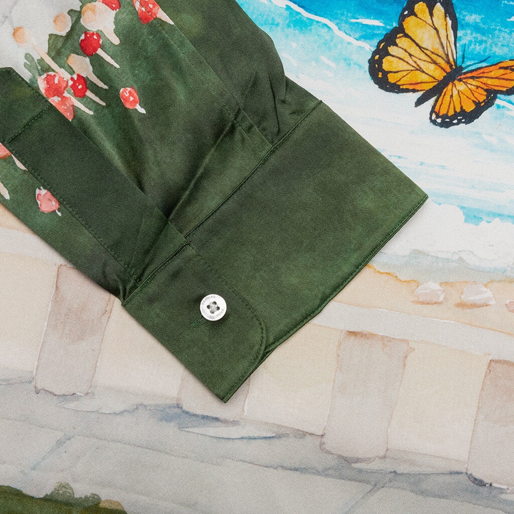 BUTTERFLY BEACH L/S BUTTON DOWN - BLUE MULTI - 5