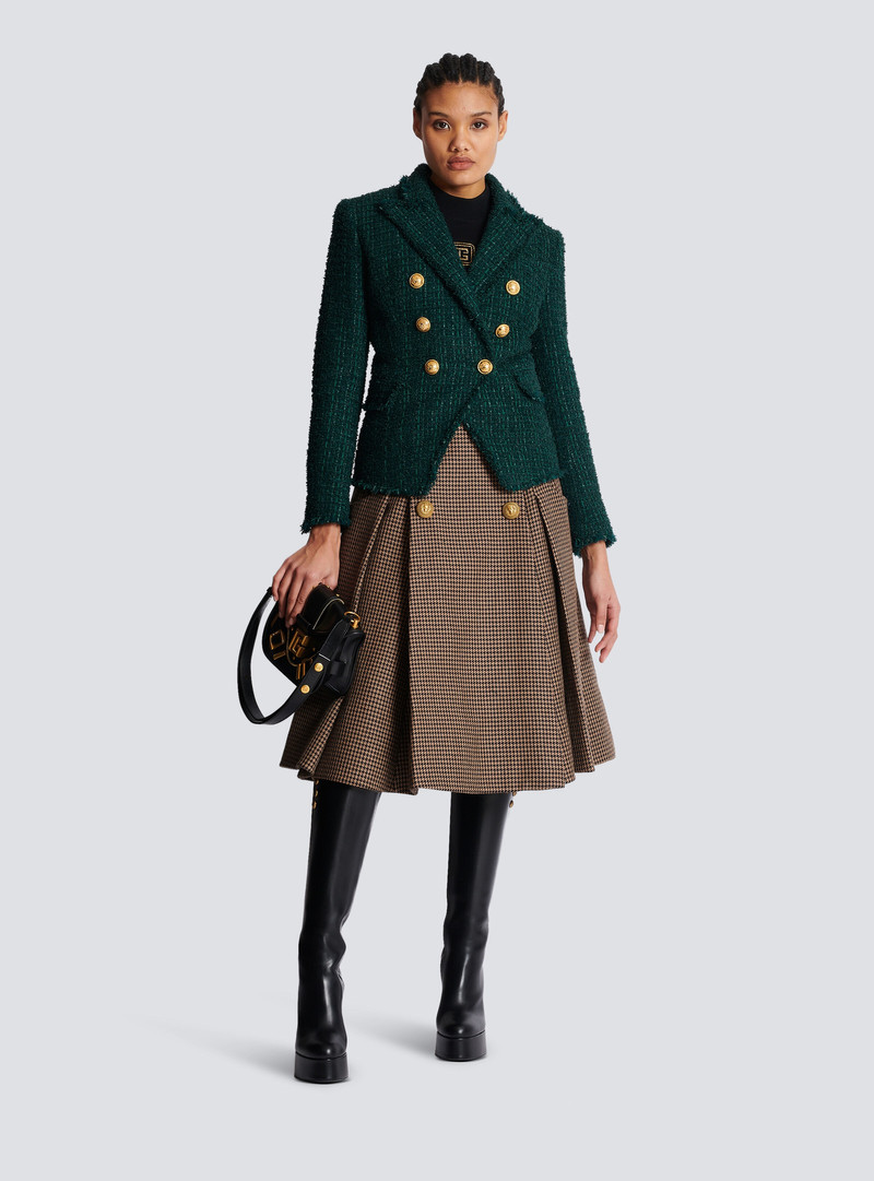 Balmain 6-button tweed jacket outlook