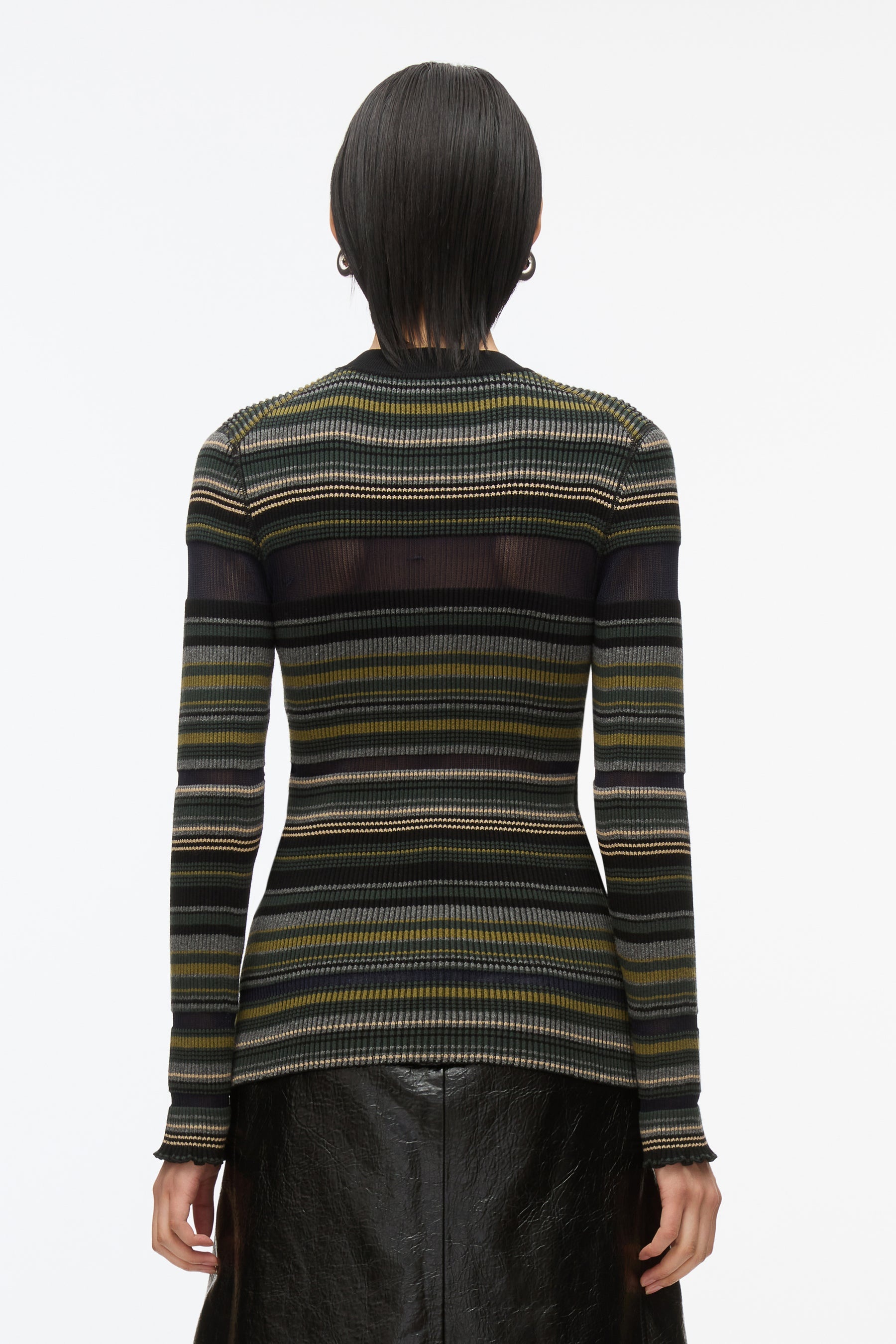 Reversible Stripe Knit Top - 4