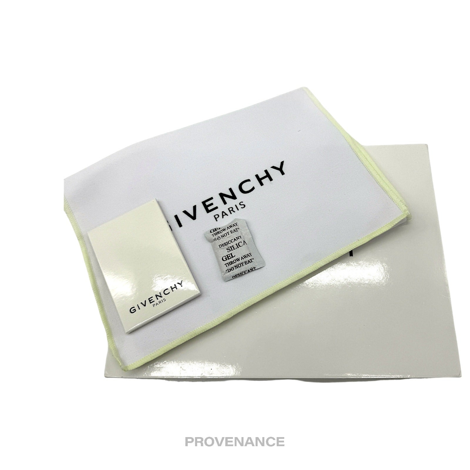 Givenchy Logo Zip Pouch Clutch Bag - Black Leather - 9