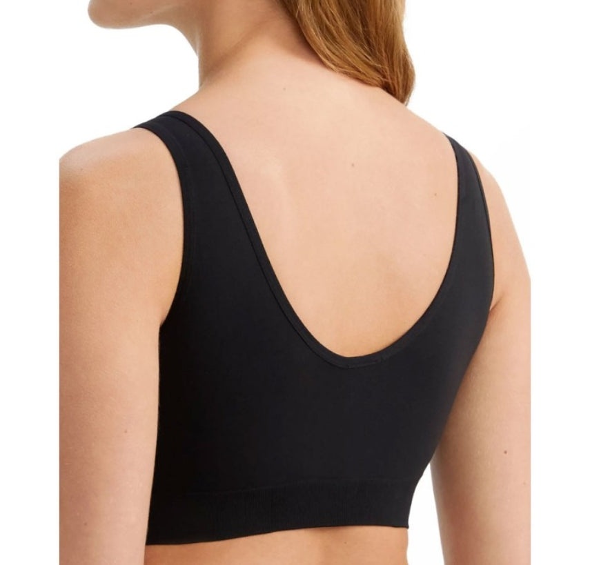 (WMNS) adidas Scoop Lounge Bra 'Black' 4A7H67-000 - 3