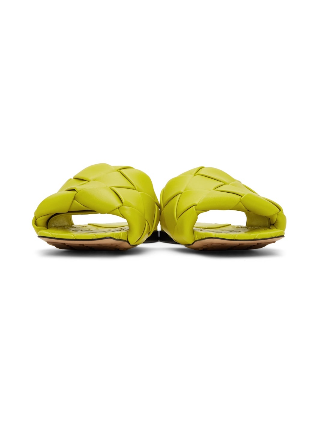 Green Intreccio Lido Flat Sandals - 2