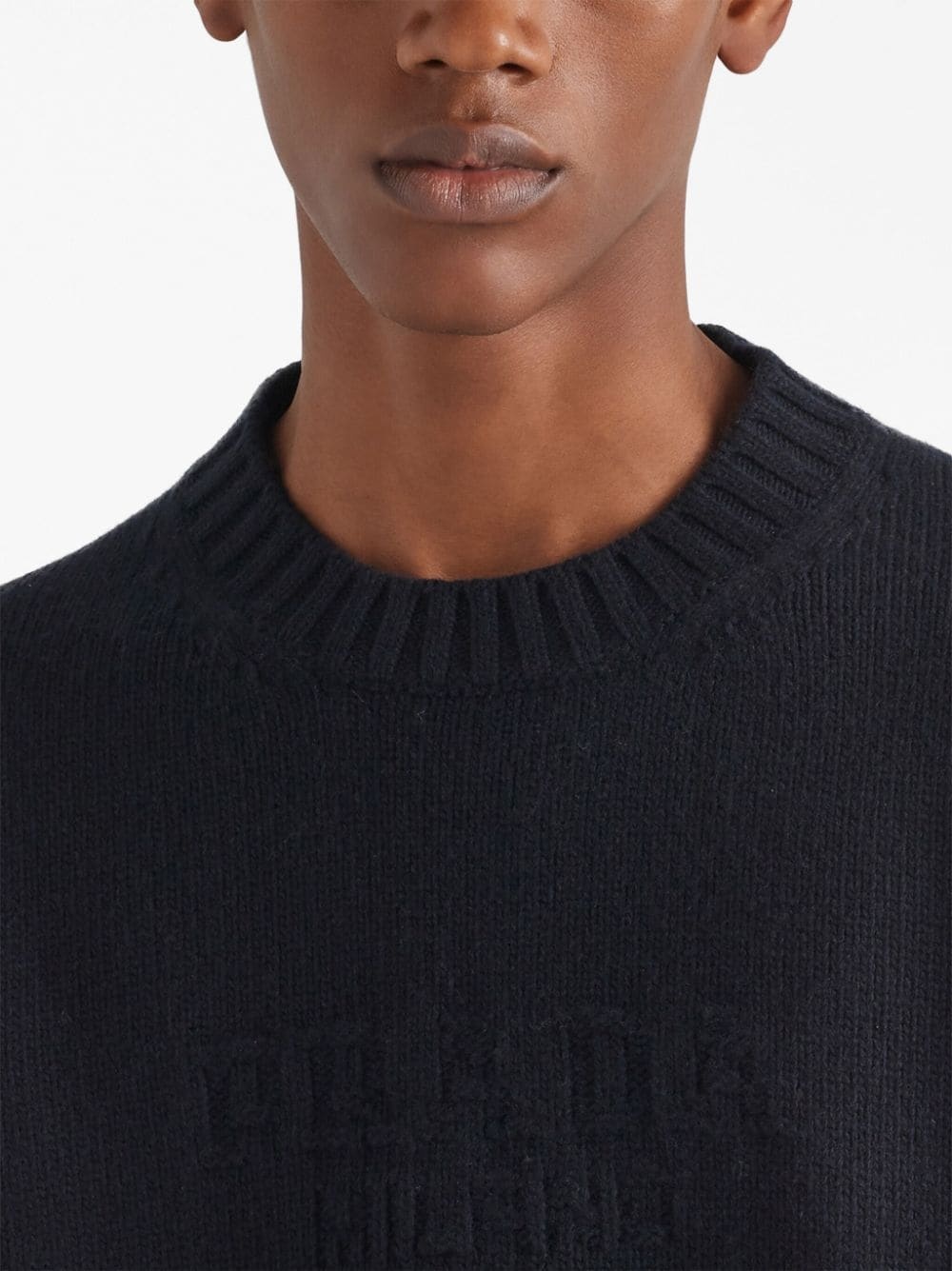 logo-embroidered jumper - 5